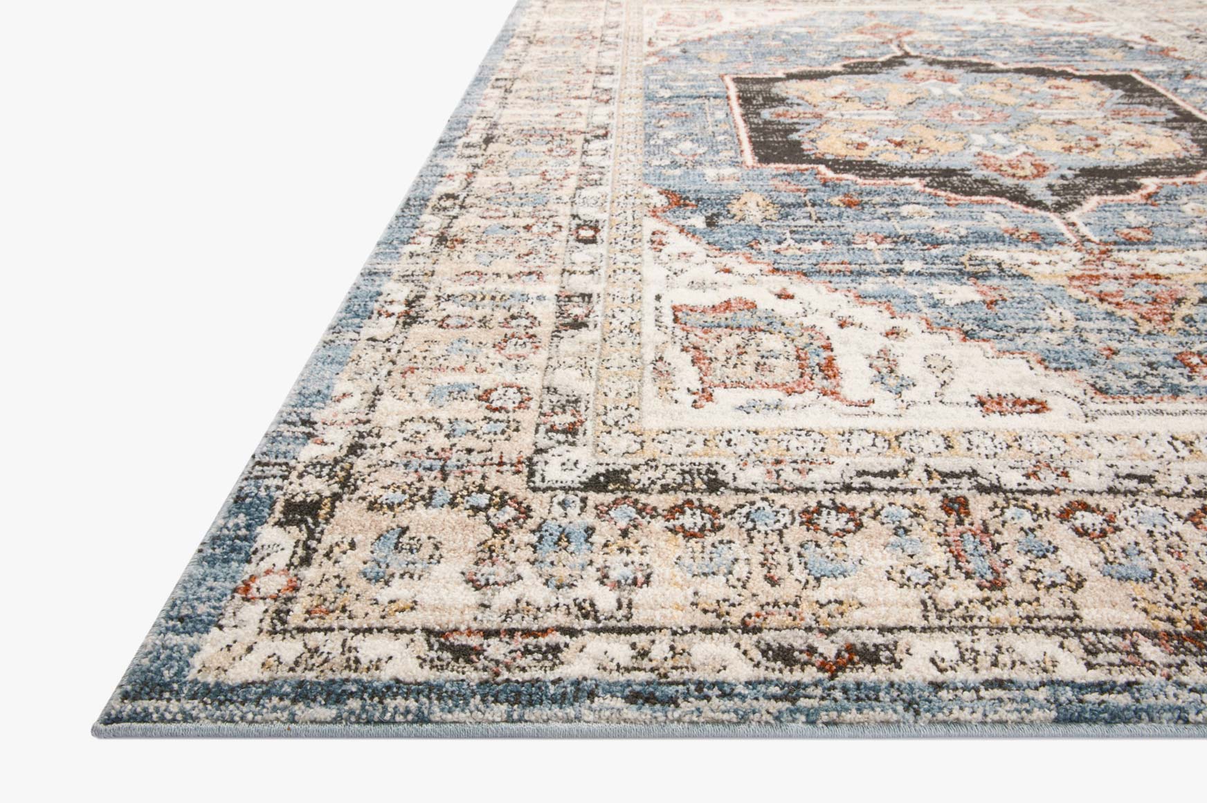 Loloi Odette Traditional in Sky 7'10" x 10' Area Rug (ODT-06) - Image 3