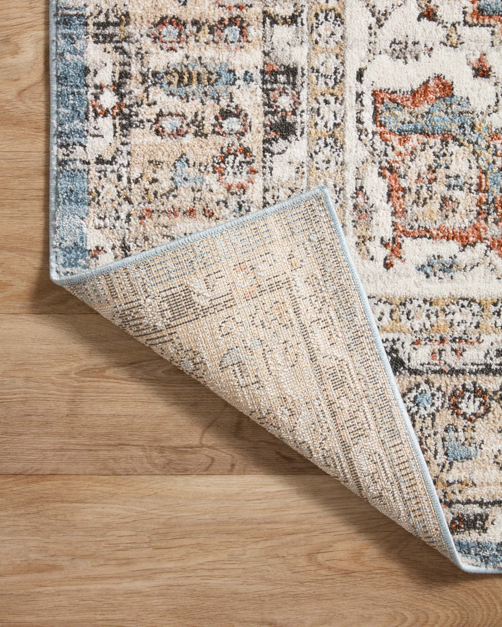 Loloi Odette Traditional in Sky 7'10" x 7'10" Round Area Rug (ODT-06) - Image 6
