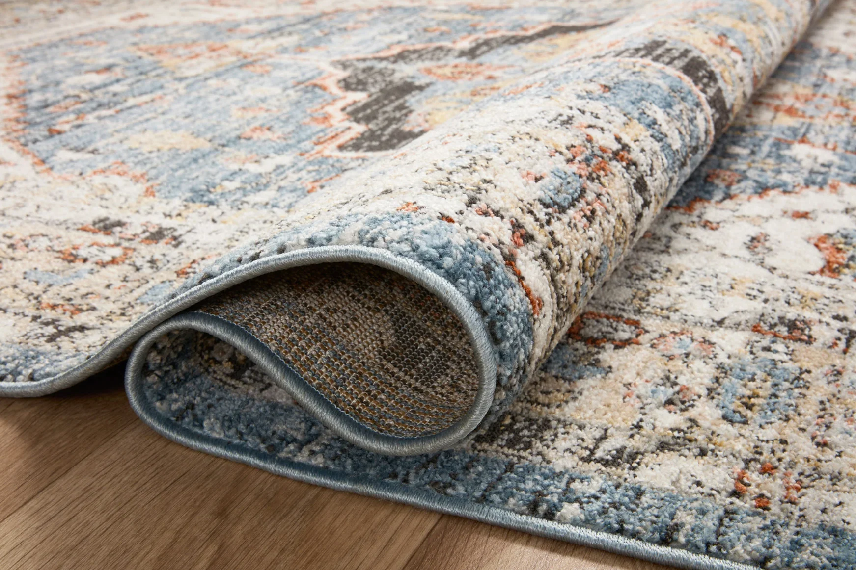 Loloi Odette Traditional in Sky 9'2" x 13' Area Rug (ODT-06) - Image 4