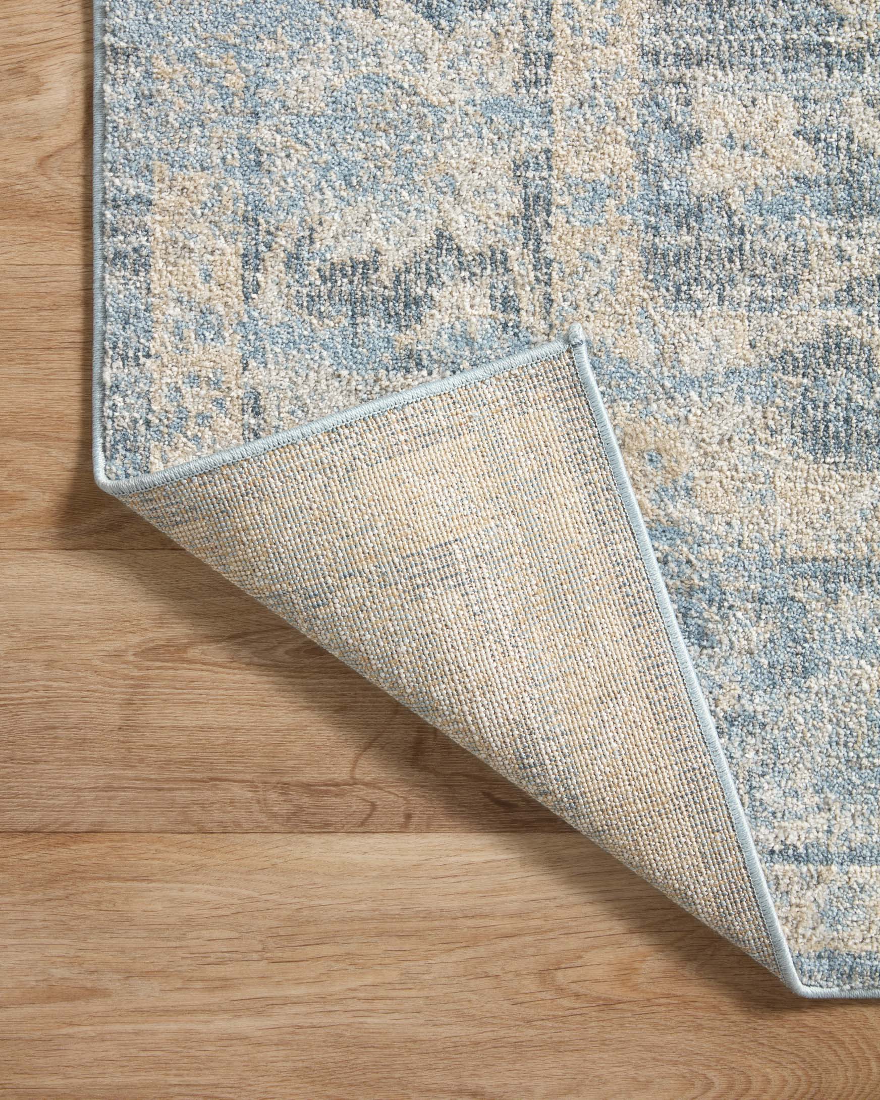 Loloi Odette Traditional in Sky and Beige 2' 7" x 10' Runner Rug (ODT-03) - Image 6