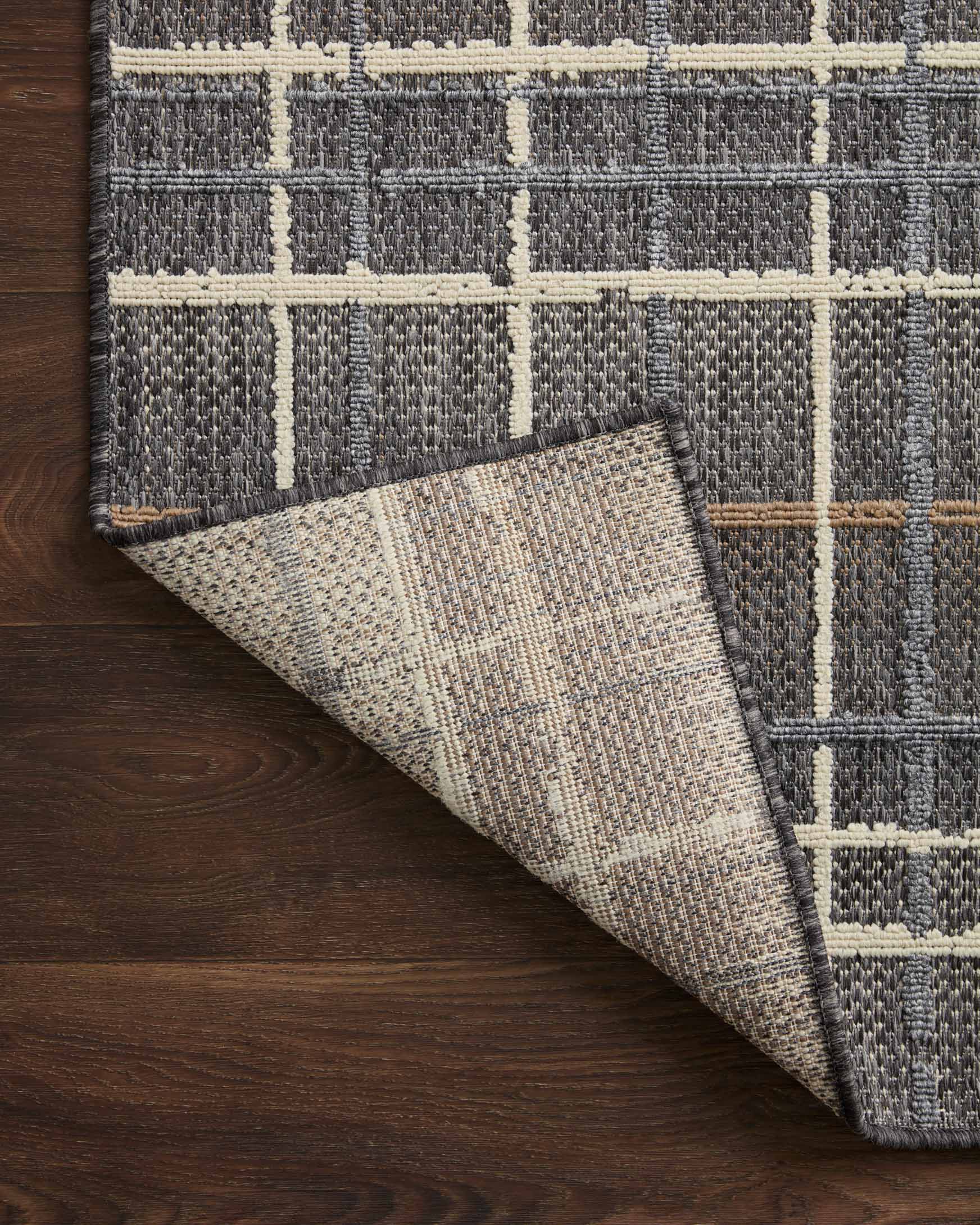 Loloi Rainier Indoor/Outdoor in Charcoal 11' 6" x 15' Area Rug (RAI-11) - Image 6