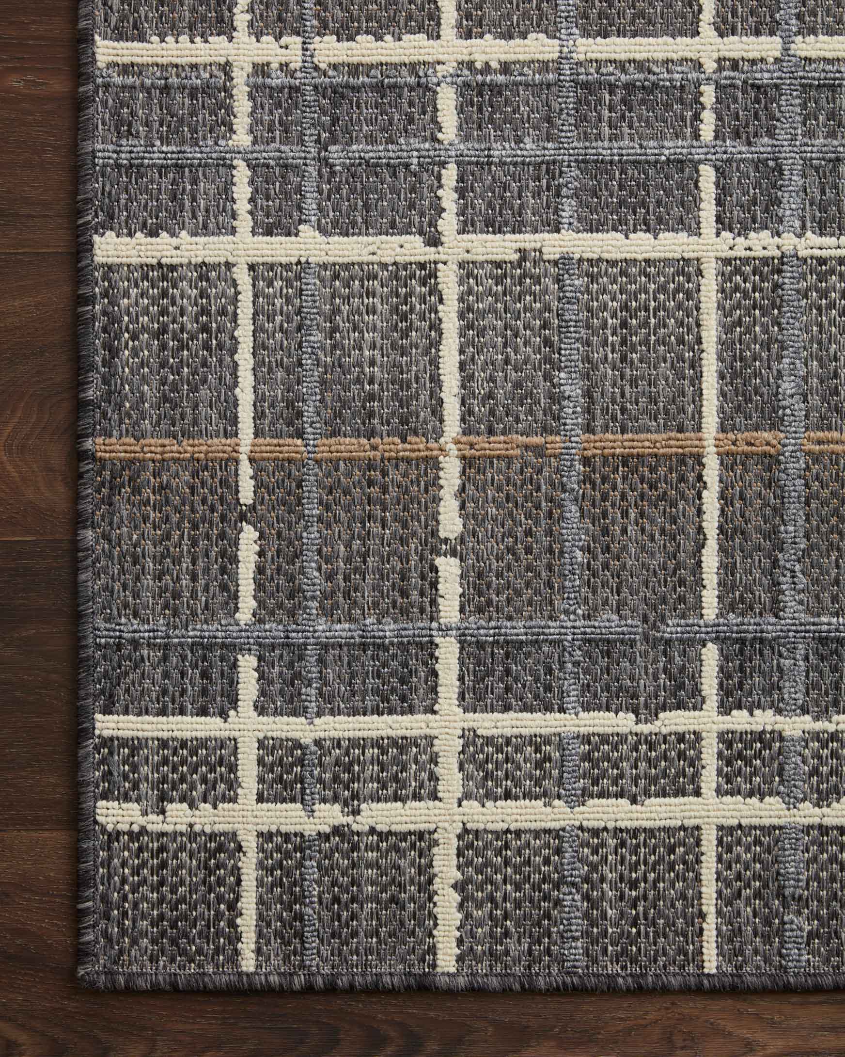 Loloi Rainier Indoor/Outdoor in Charcoal 2'2" x 3' 9" Accent Rug (RAI-11) - Image 5