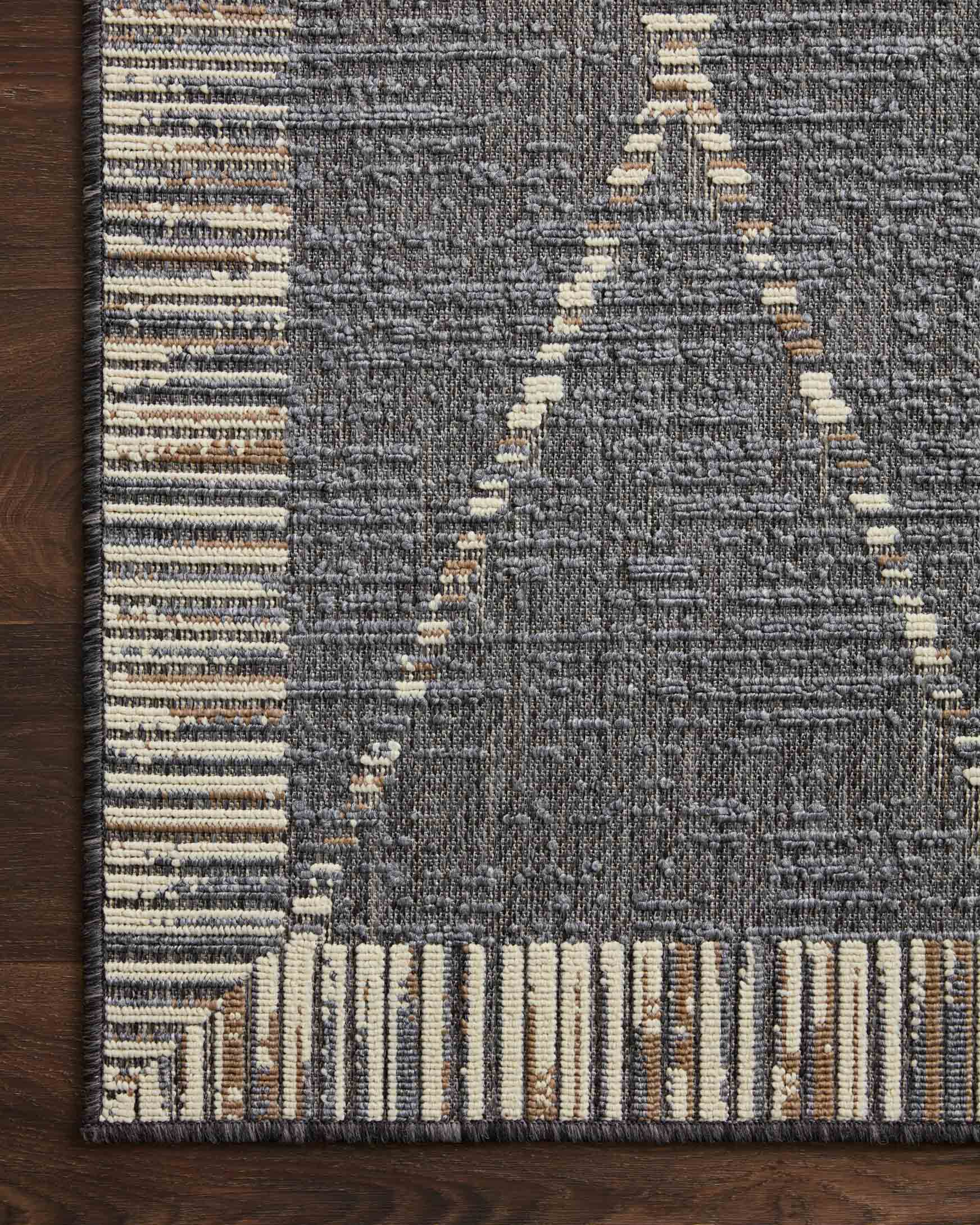 Loloi Rainier Indoor/Outdoor in Slate 3'11" x 5'11" Accent Rug (RAI-09) - Image 5