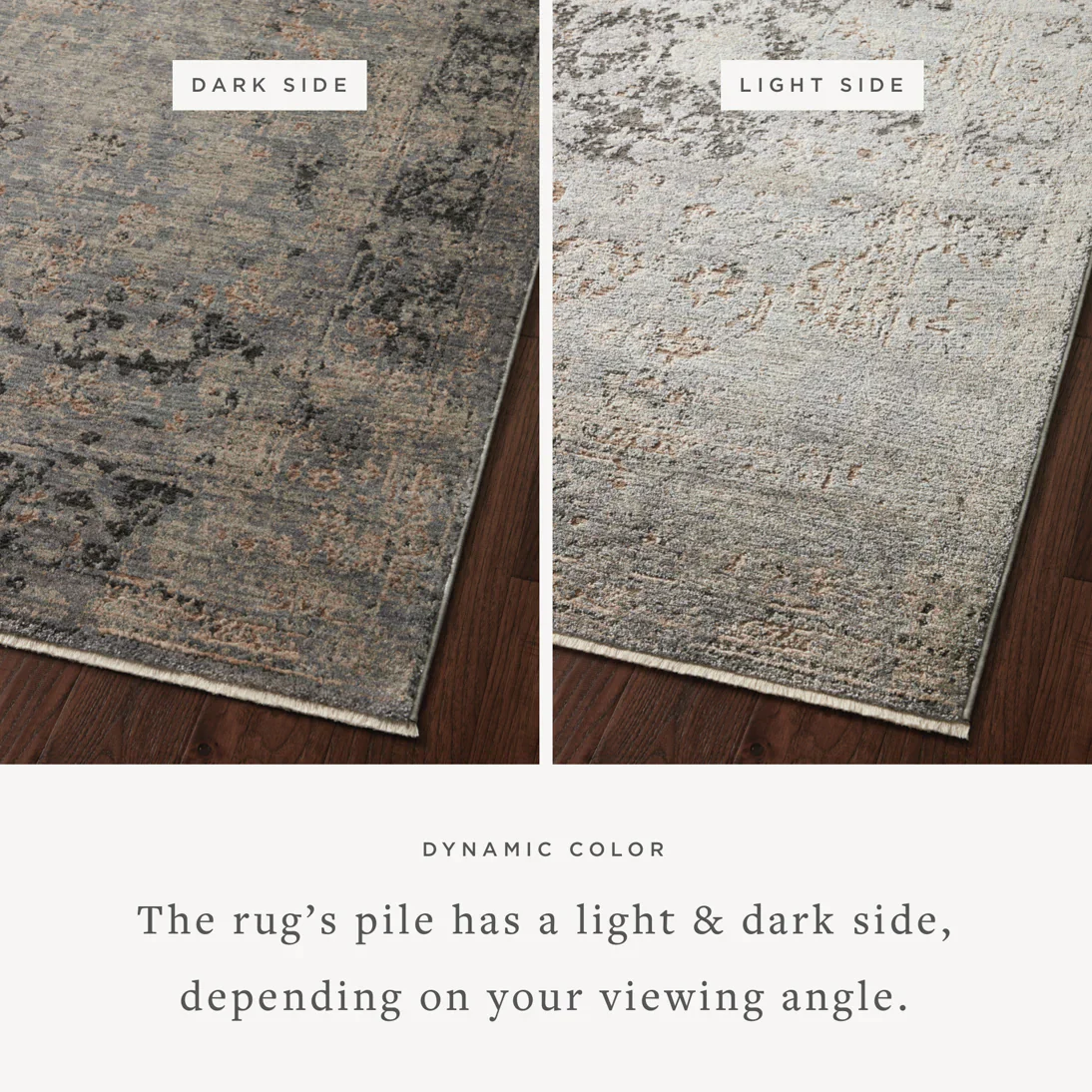 Loloi Runner Rug 2' 6" x 10' in Charcoal and Slate (SNN-05) - Image 2