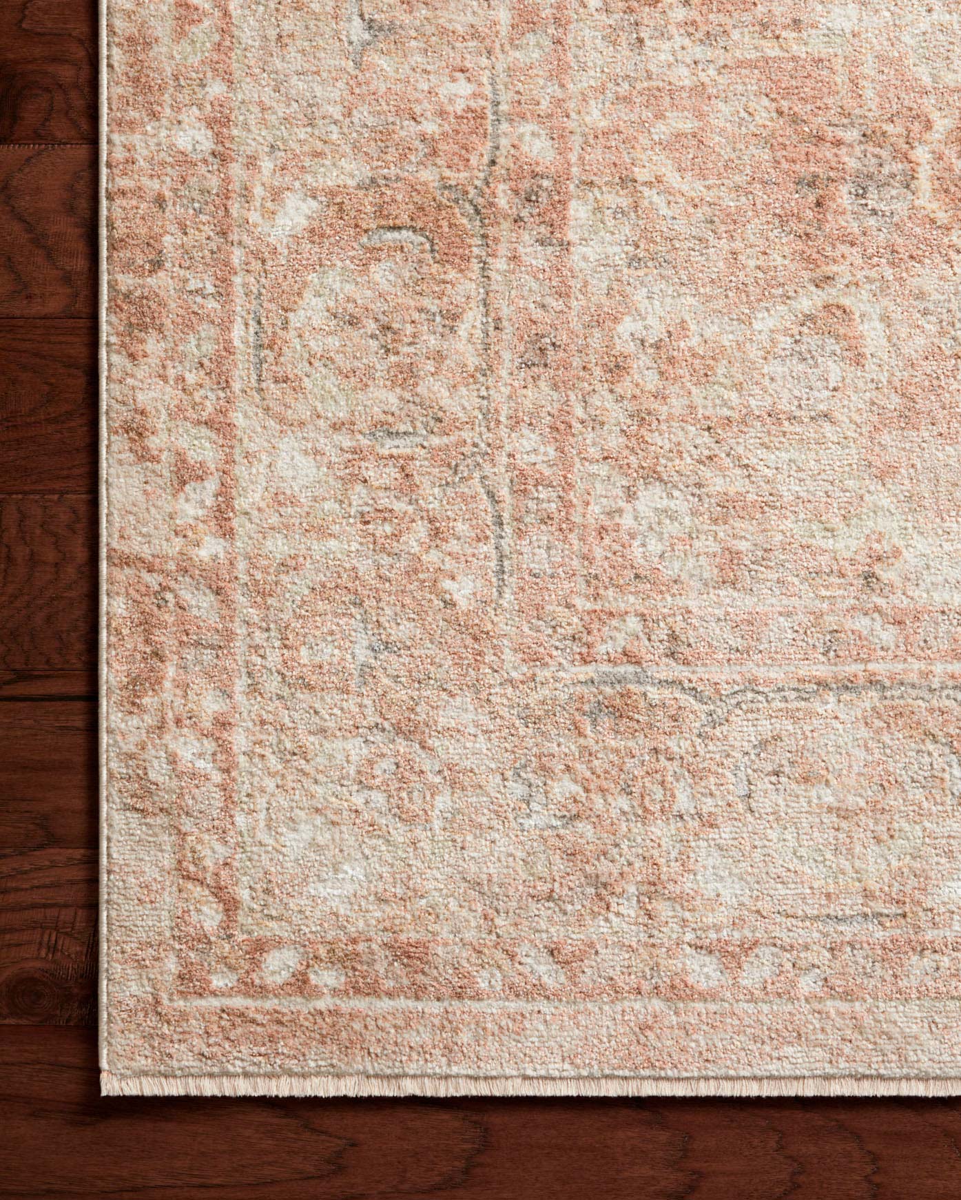 Loloi Runner Rug 2' 6" x 8' in Terracotta and Natural (SNN-04) - Image 4