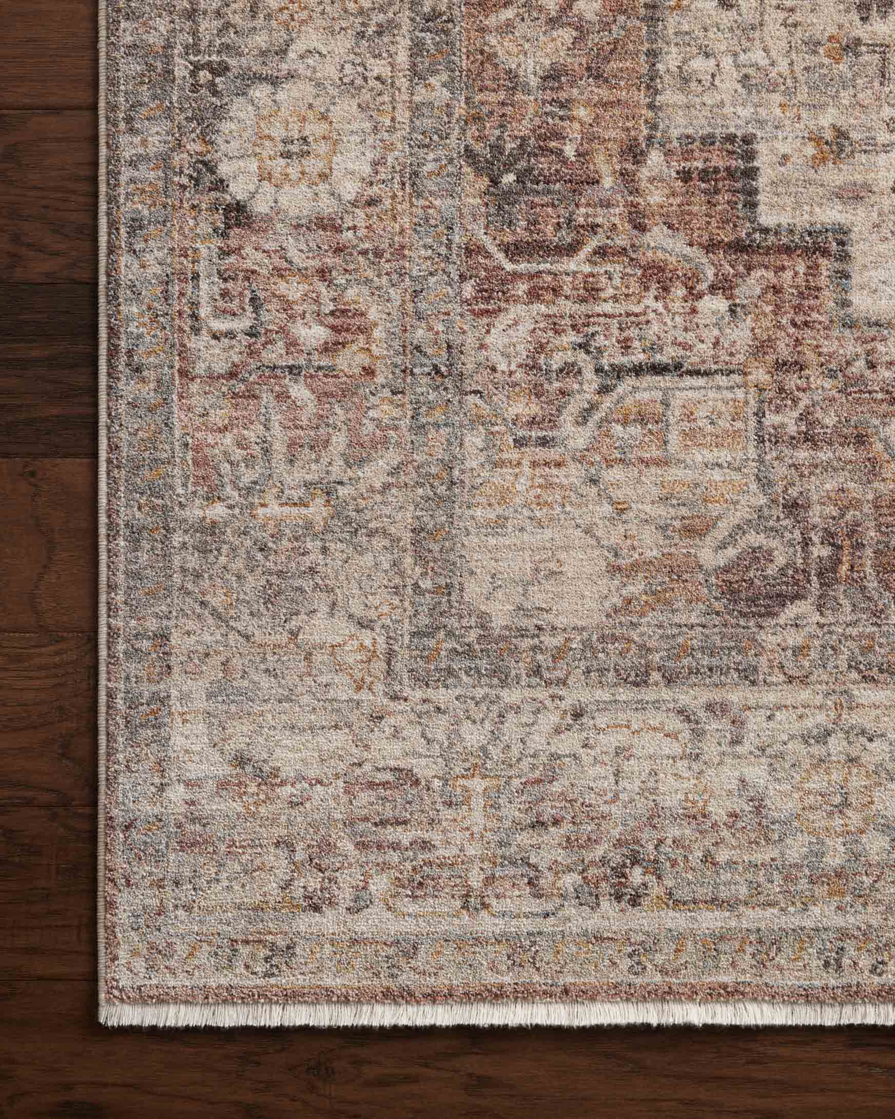 Loloi Runner Rug 2' 7" x 12' in Berry and Stone (LYR-06) - Image 4
