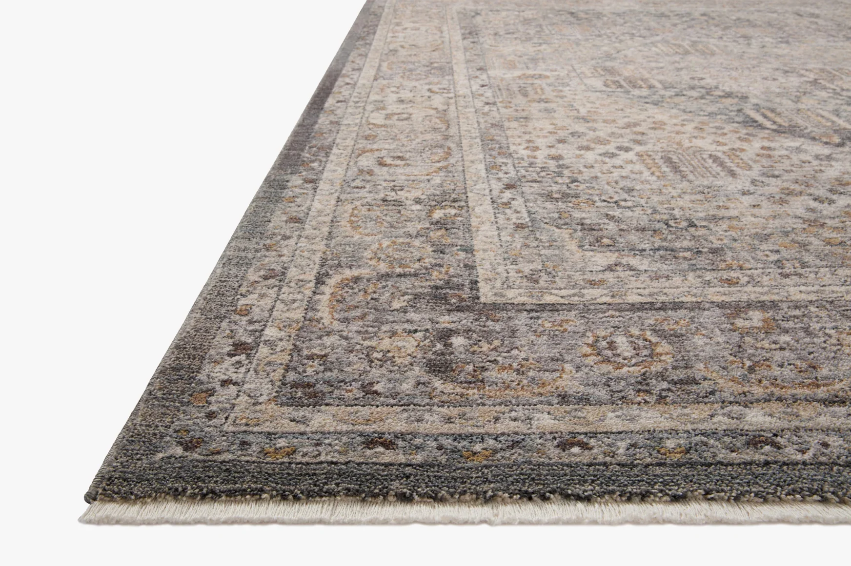 Loloi Runner Rug 2' 7" x 8' in Denim and Pebble (LYR-02) - Image 3