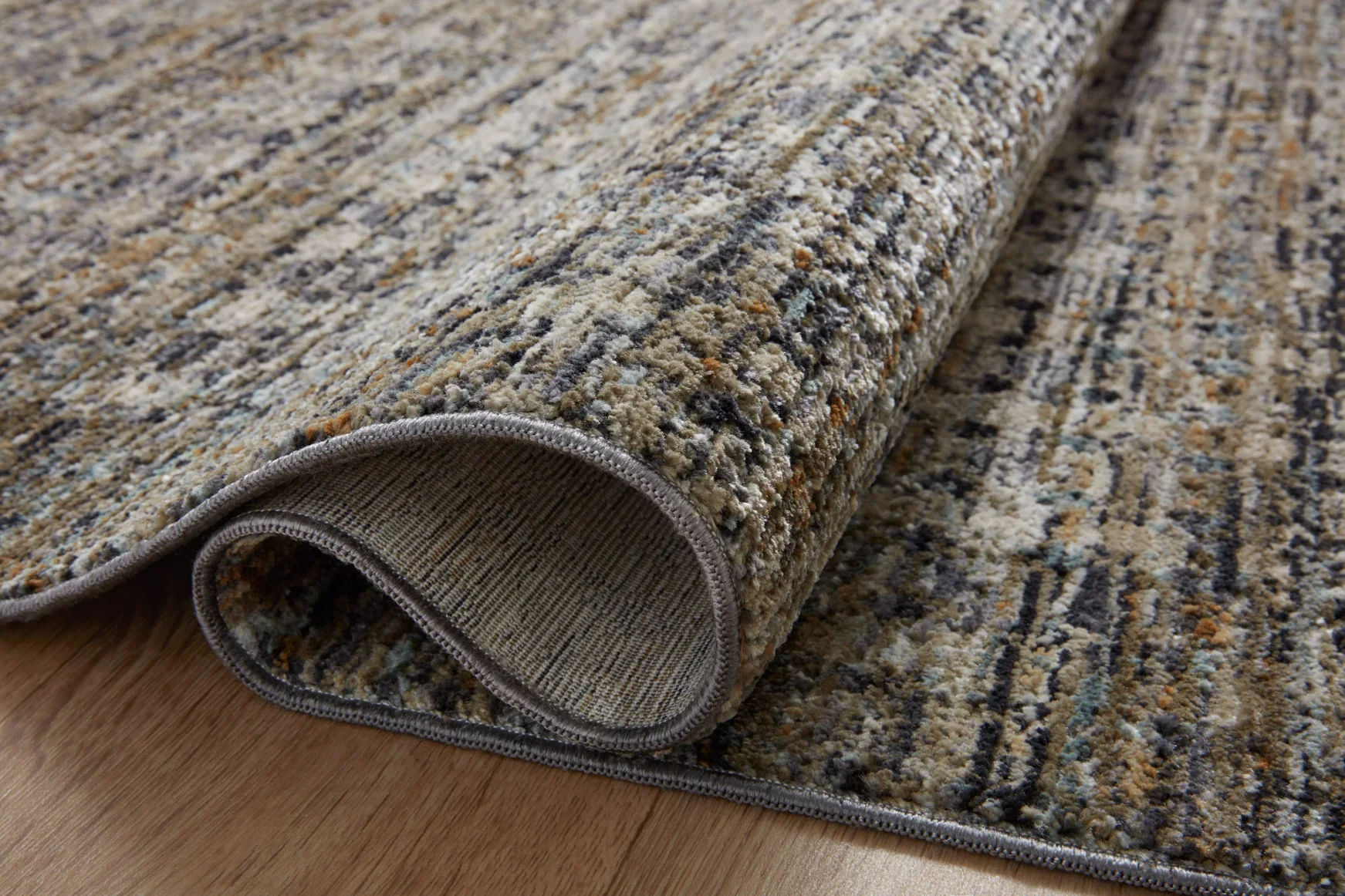 Loloi Soho Contemporary Charcoal 2' 7" x 14' Runner Rug - Image 5