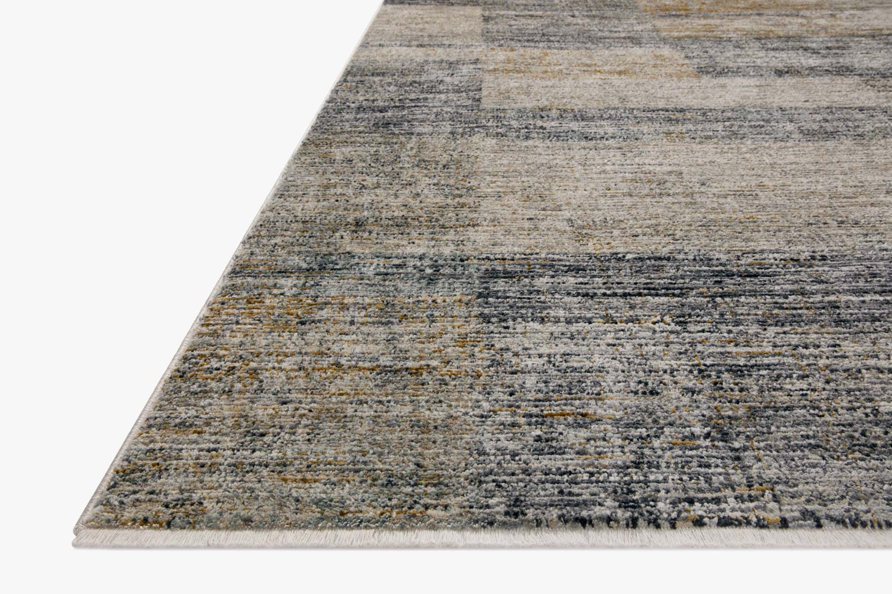Loloi Soho Contemporary Grey and Gold 11' 6" x 15' 7" Area Rug - Image 4