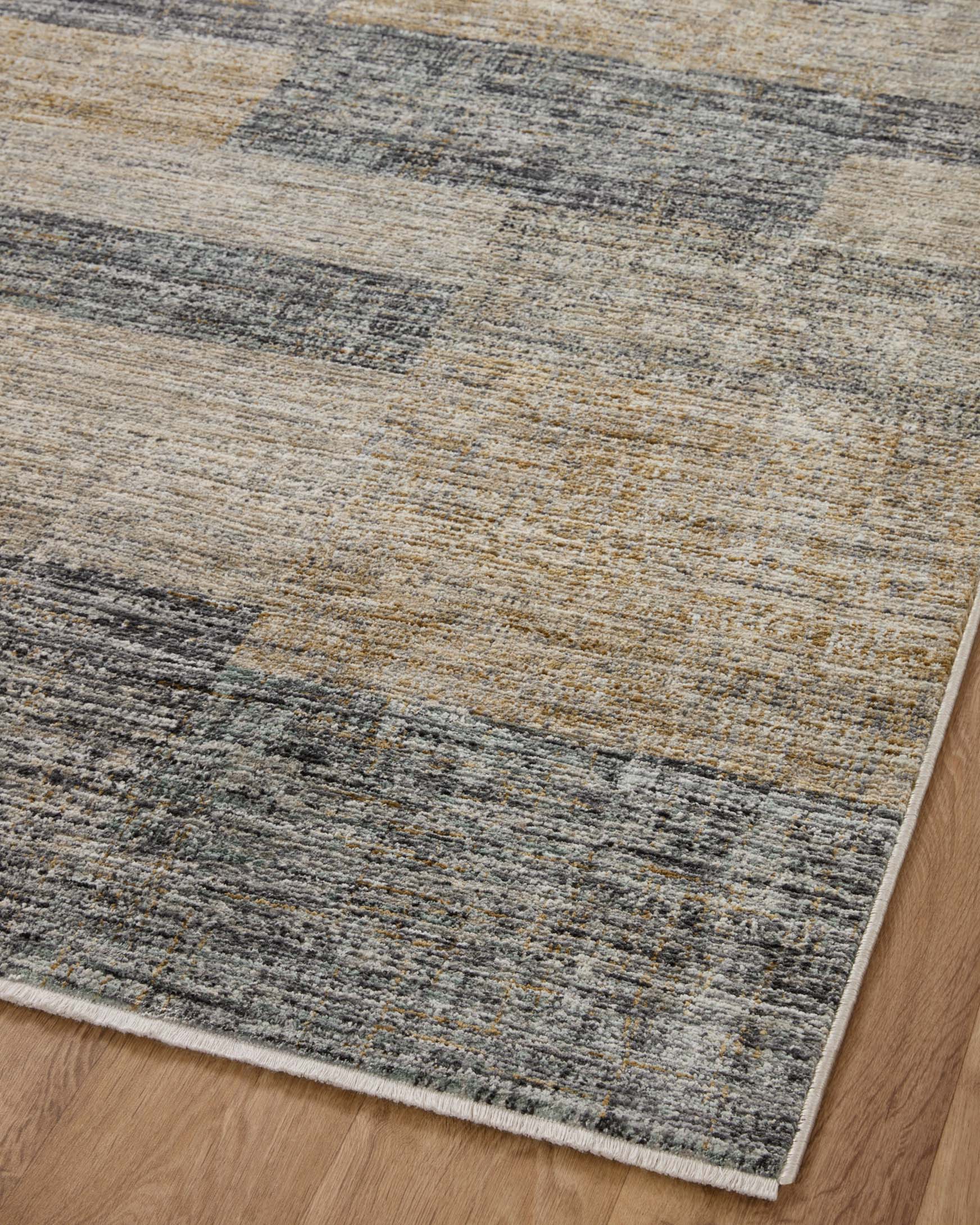 Loloi Soho Contemporary Grey and Gold 2' 7" x 8' Runner Rug - Image 8
