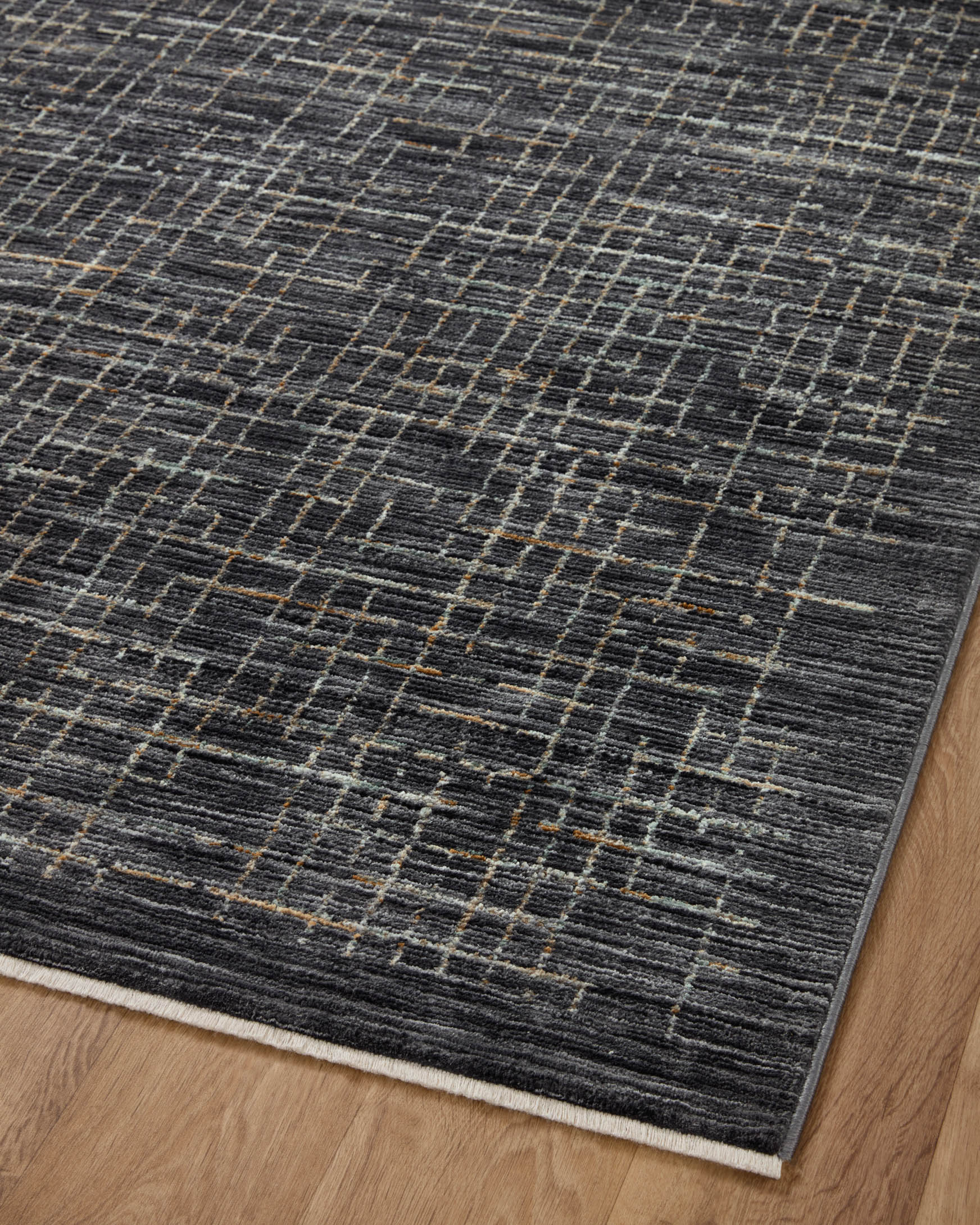 Loloi Soho Contemporary Onyx and Silver 5' 3" x 7' 9" Area Rug - Image 8