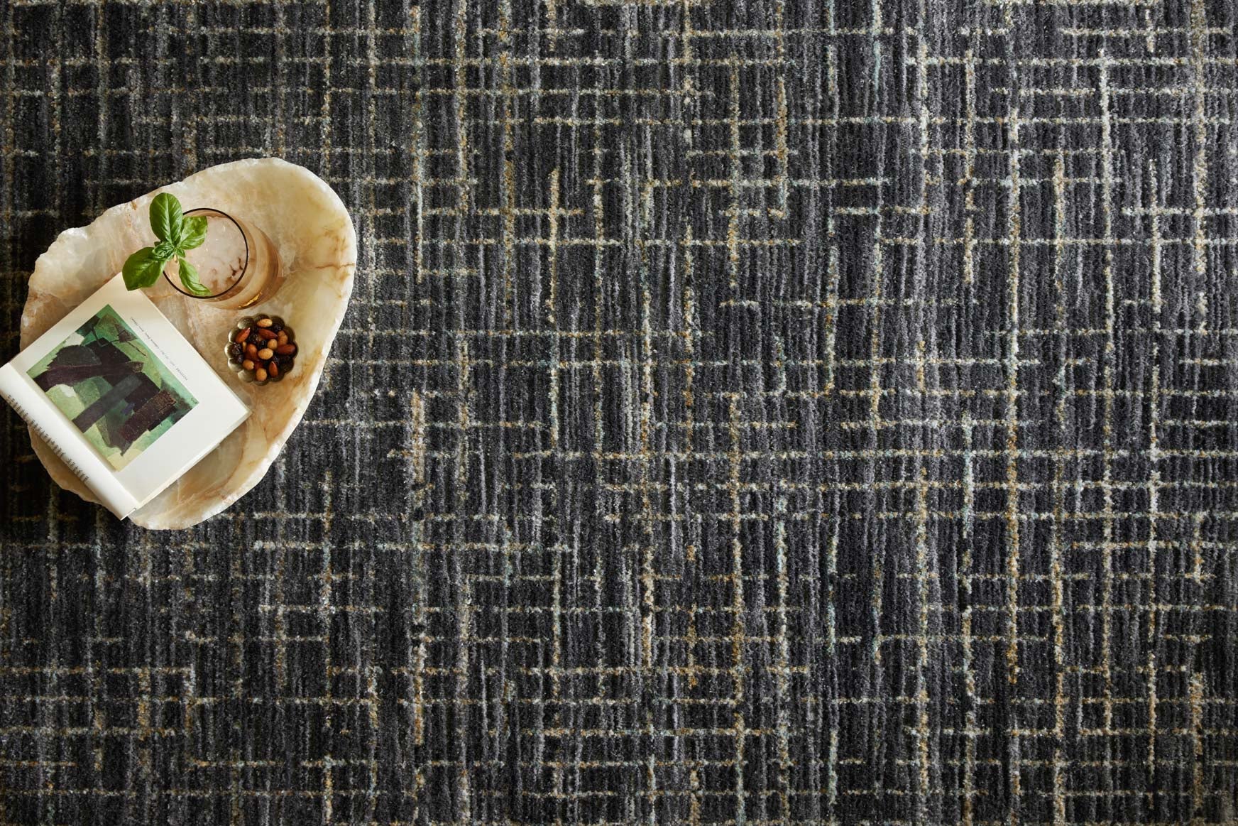 Loloi Soho Contemporary Onyx and Silver 9' 6" x 13' 1" Area Rug - Image 3