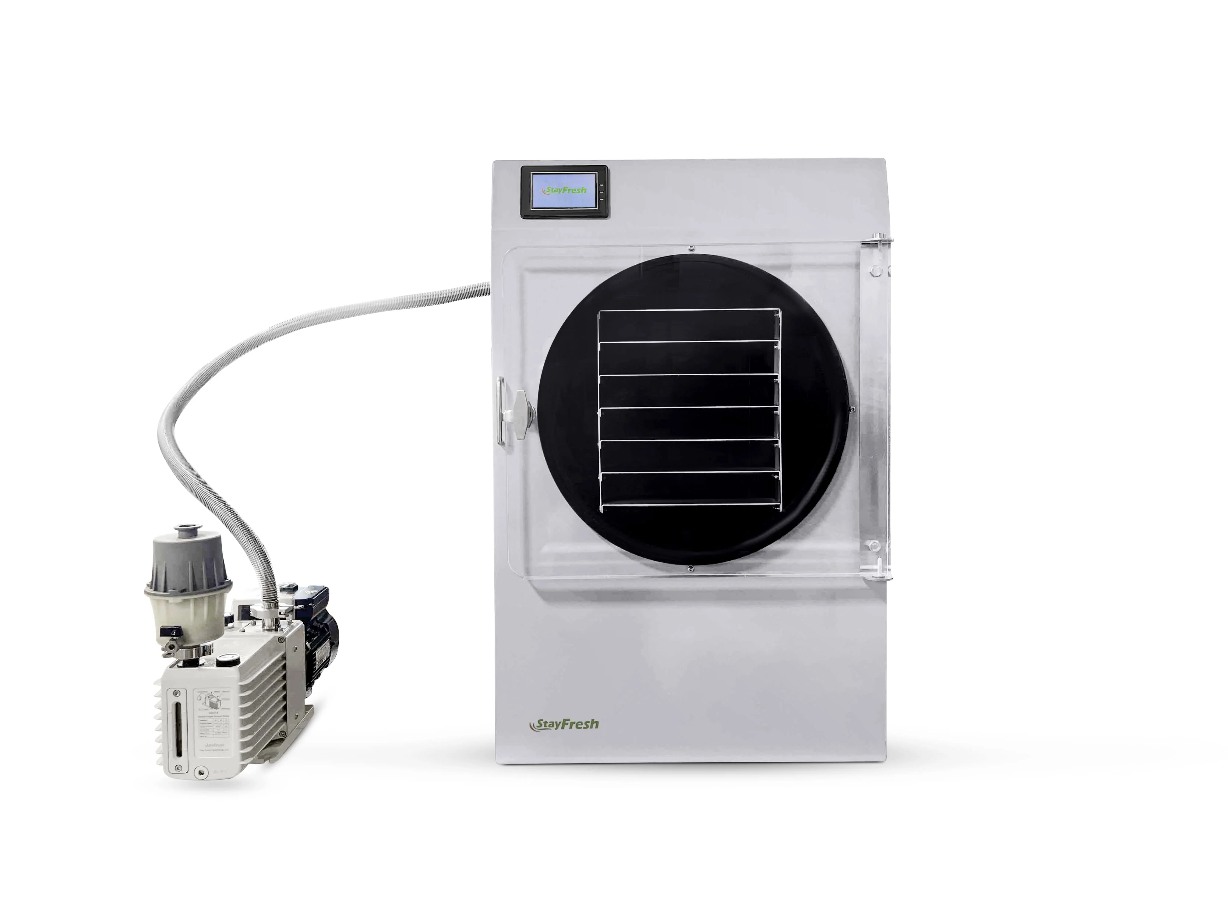 Stay Fresh Mega Freeze Dryer with Mega Commercial Pump in Stainless Steel and 6 Trays (43962780483735) - Image 2