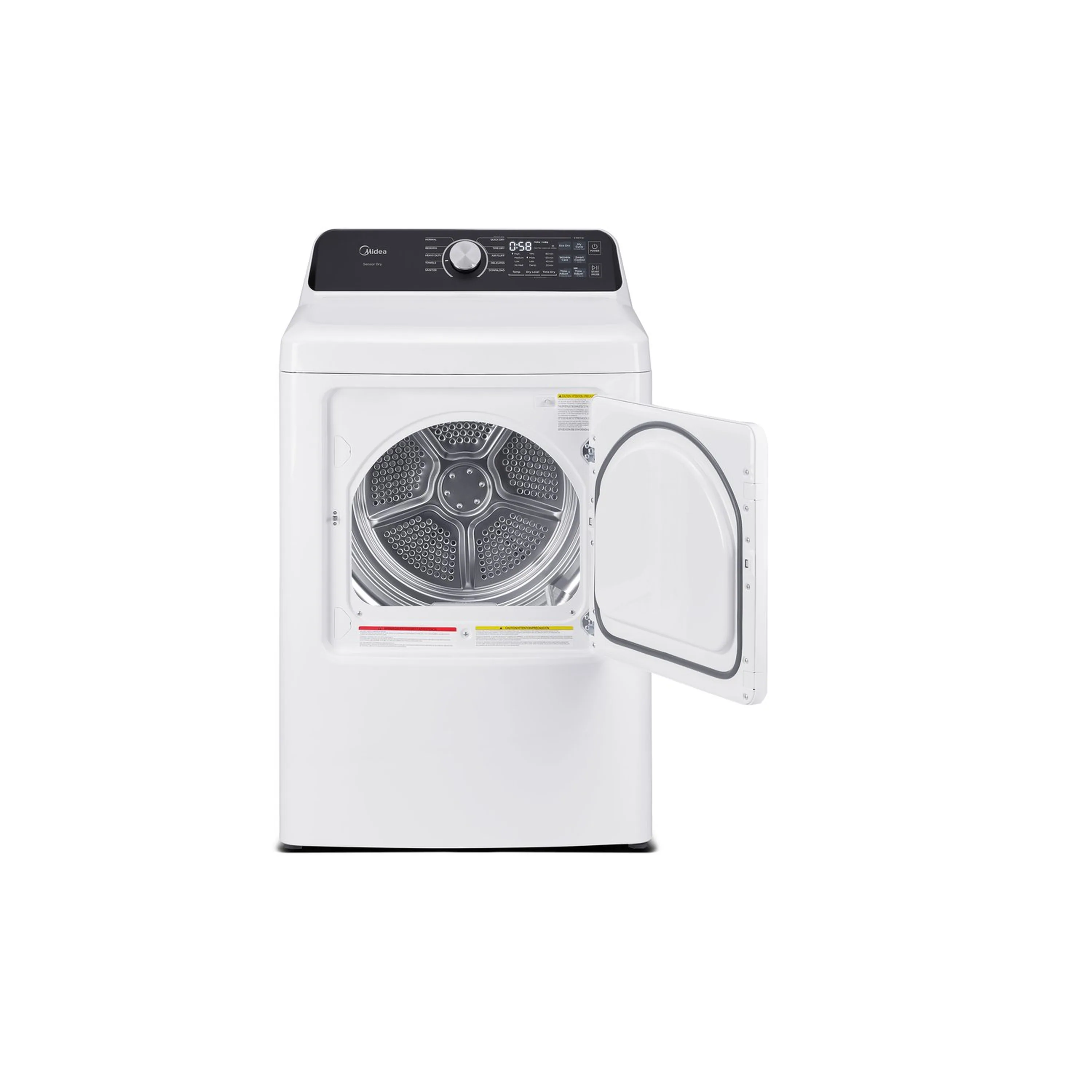 Midea Washer & Dryer Package with 4.5 Cu. Ft. Top Load Washer and 7.0 Cu. Ft. Electric Dryer in White - Image 10