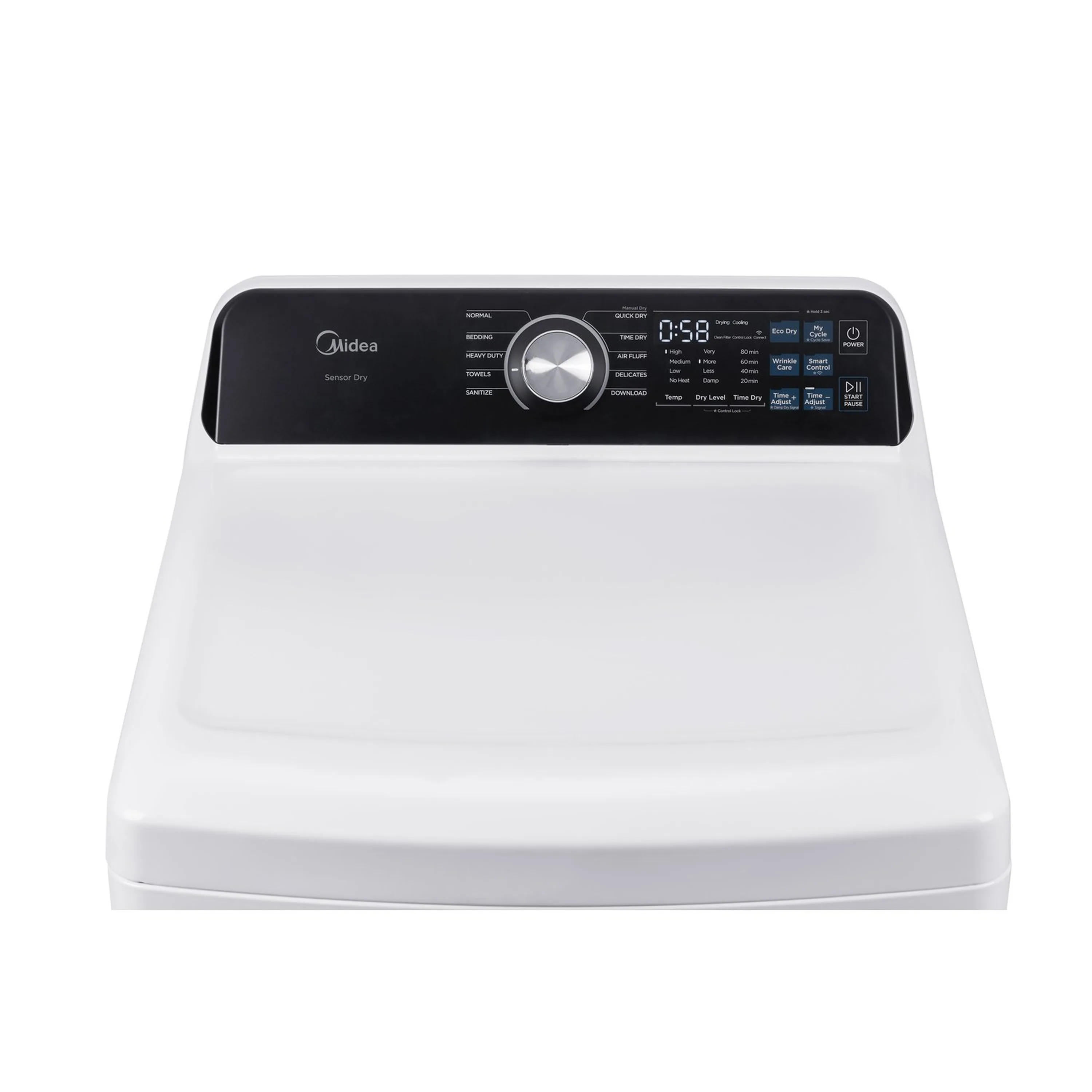 Midea Washer & Dryer Package with 4.5 Cu. Ft. Top Load Washer and 7.0 Cu. Ft. Electric Dryer in White - Image 12