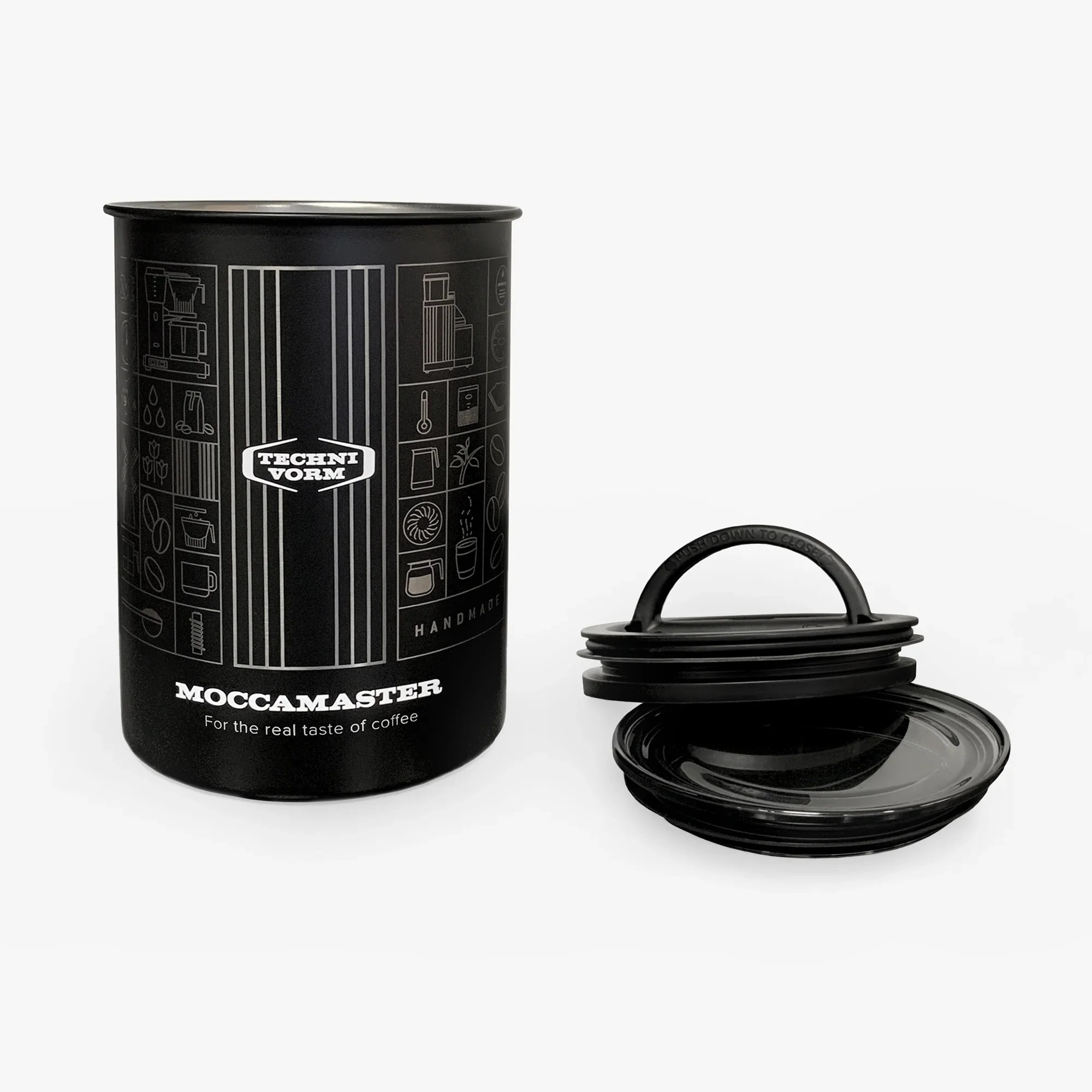 Moccamaster Airscape® Coffee Storage Canister with Inner Lid That Expels Air, 64 Oz (MA006) - Image 2