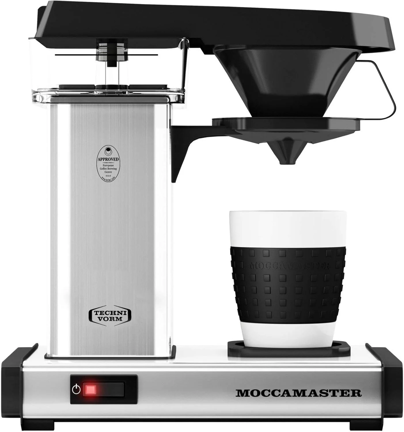 Moccamaster Cup-One Single Coffee Maker in Polished Silver, No Drip-Stop, 10 Ounce (69212) - Image 2