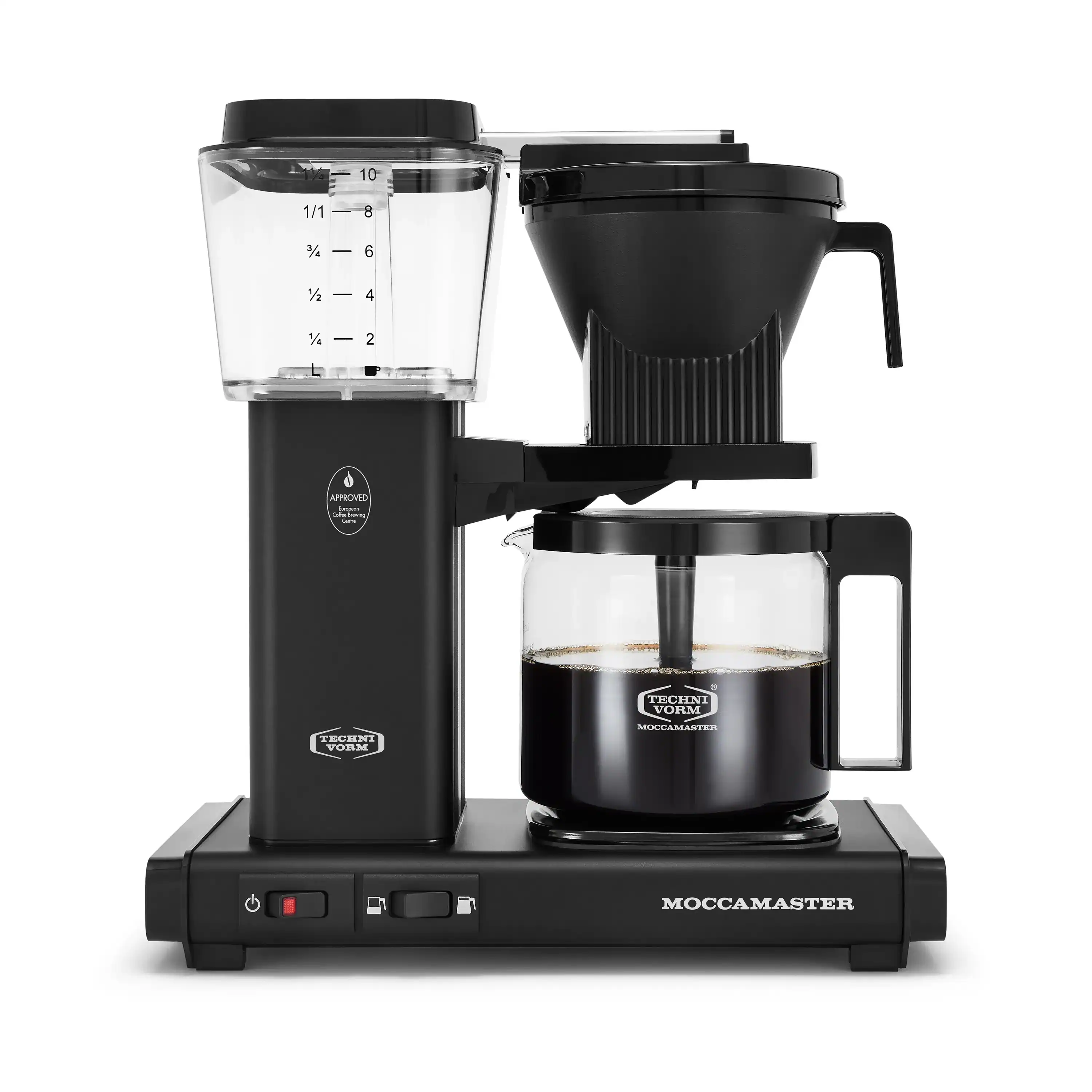 Moccamaster KBGV Select Glass Carafe 10-Cup Coffee Maker in Matte Black with Automatic Drip-Stop, 40 Ounce, 1.25L (53948) - Image 4