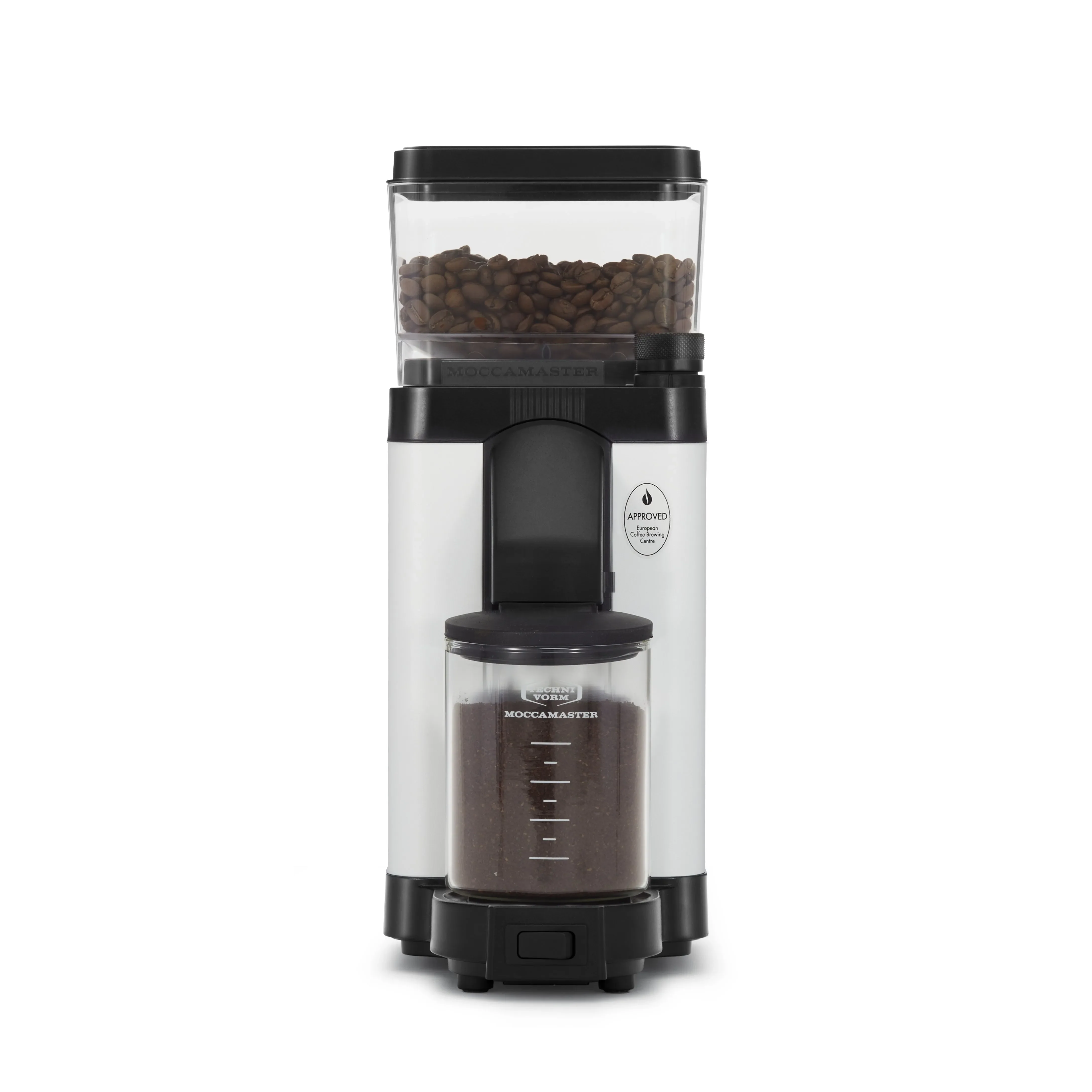 Moccamaster KM5 Burr Grinder in Matte White with 50 mm Burrs Hopper Capacity, 8.8 Ounce (49522) - Image 5