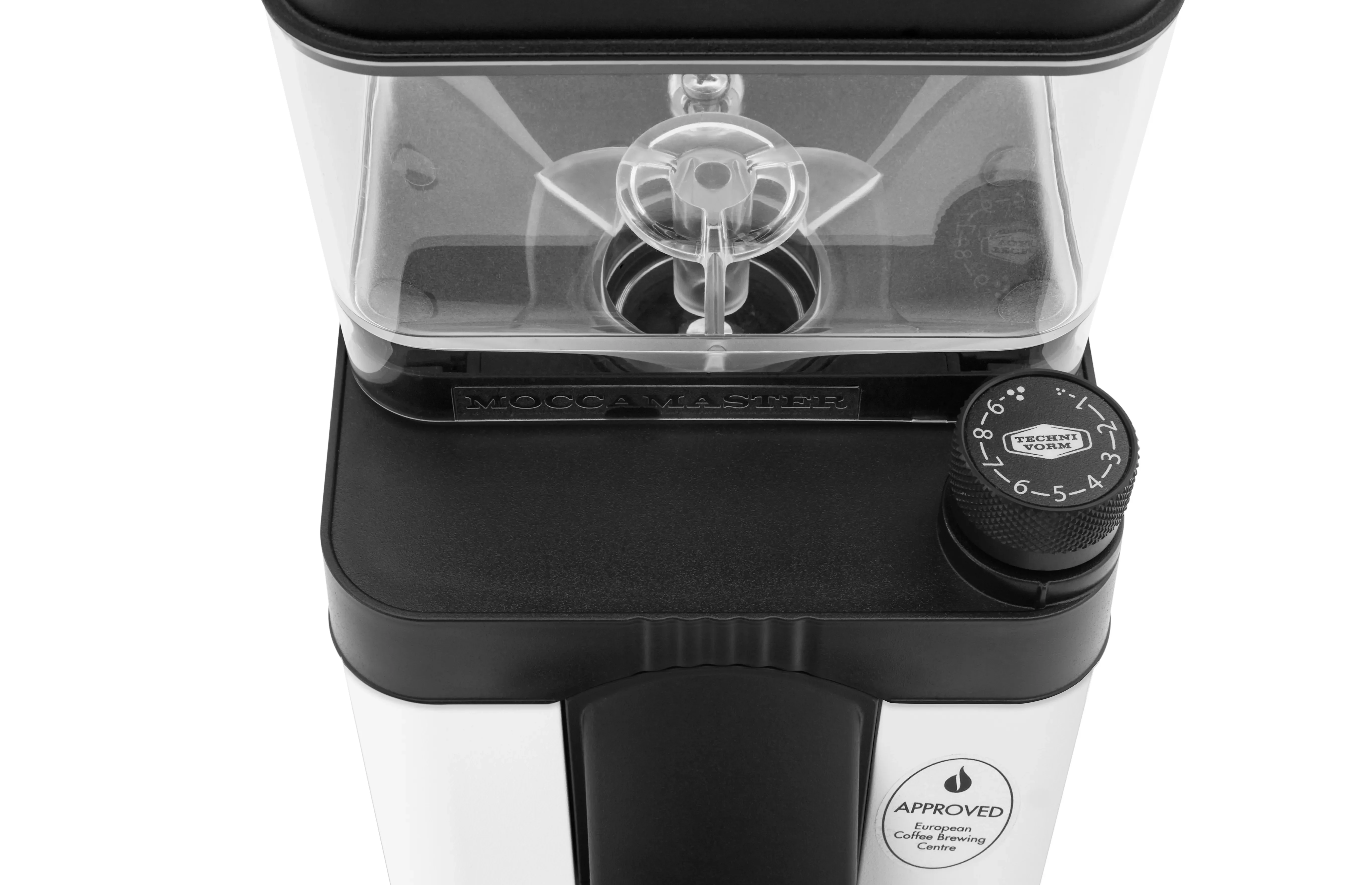 Moccamaster KM5 Burr Grinder in Matte White with 50 mm Burrs Hopper Capacity, 8.8 Ounce (49522) - Image 6