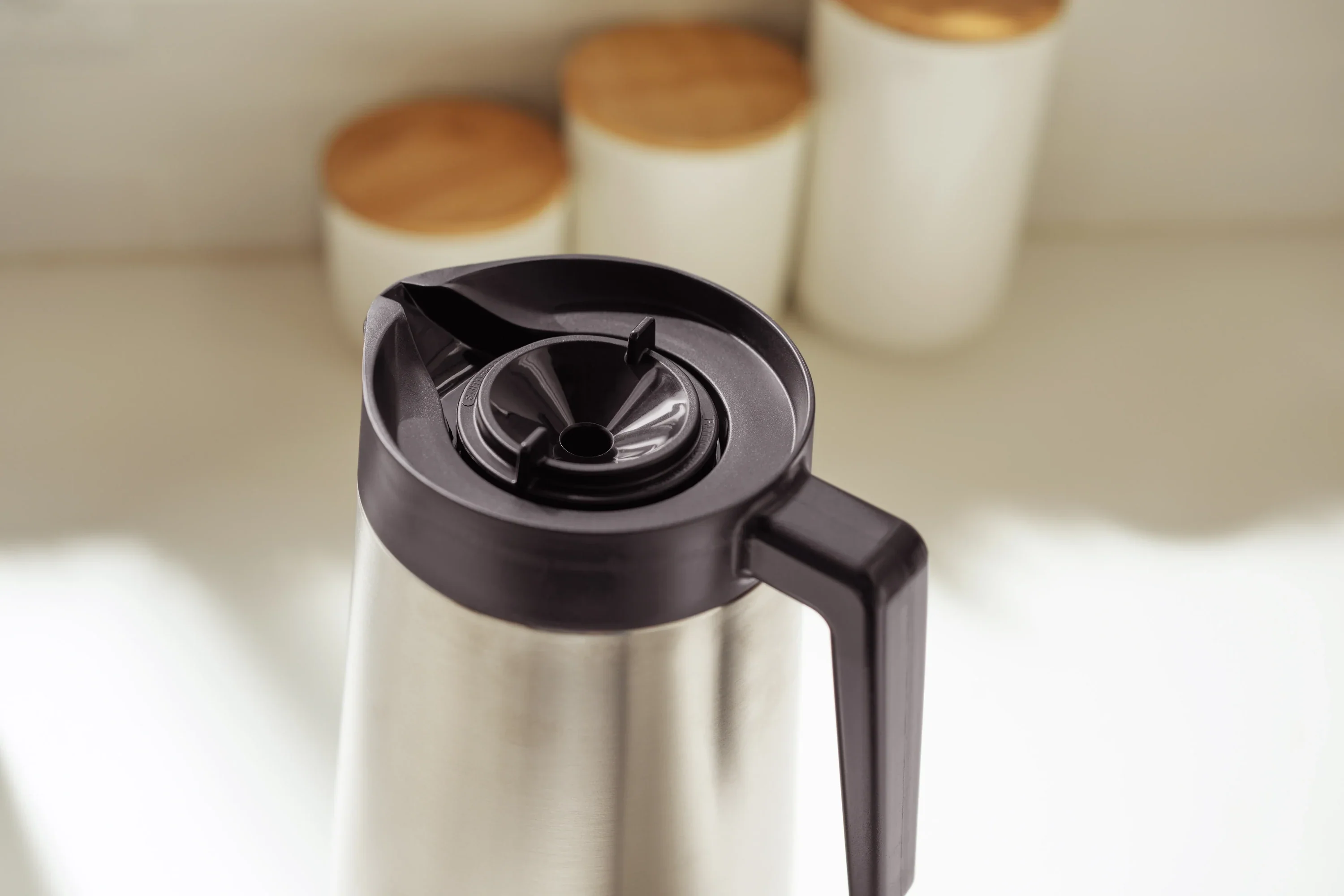 Moccamaster Thermal Carafe KBT, KBGT, CDGT Models, 1.25L, 40 Oz, 10 Cups in Stainless Steel (59865) - Image 2