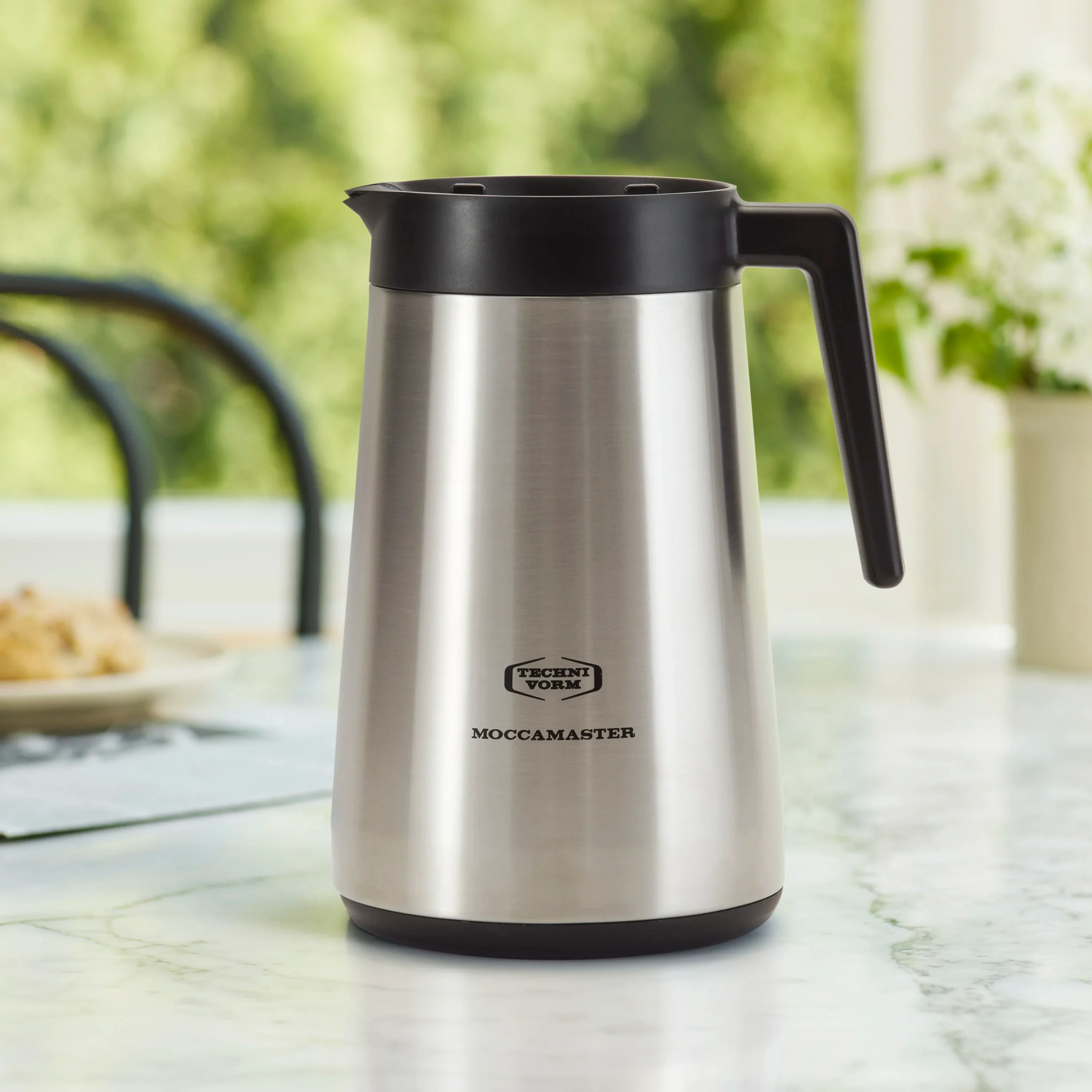 Moccamaster Thermal Carafe KBT, KBGT, CDGT Models, 1.25L, 40 Oz, 10 Cups in Stainless Steel (59865) - Image 4