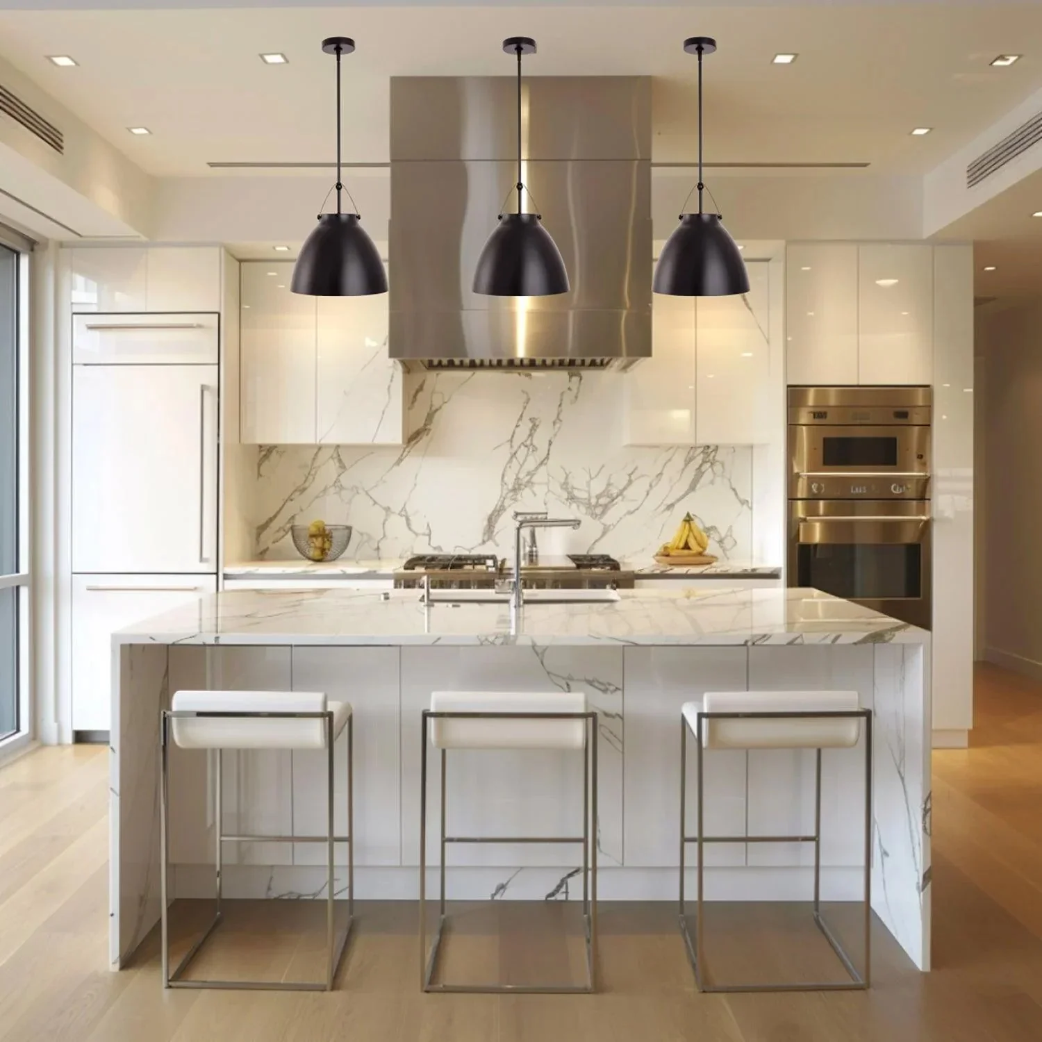Parrot Uncle Modern 1-Light Metal Dimmable Island Pendant Light - Image 4