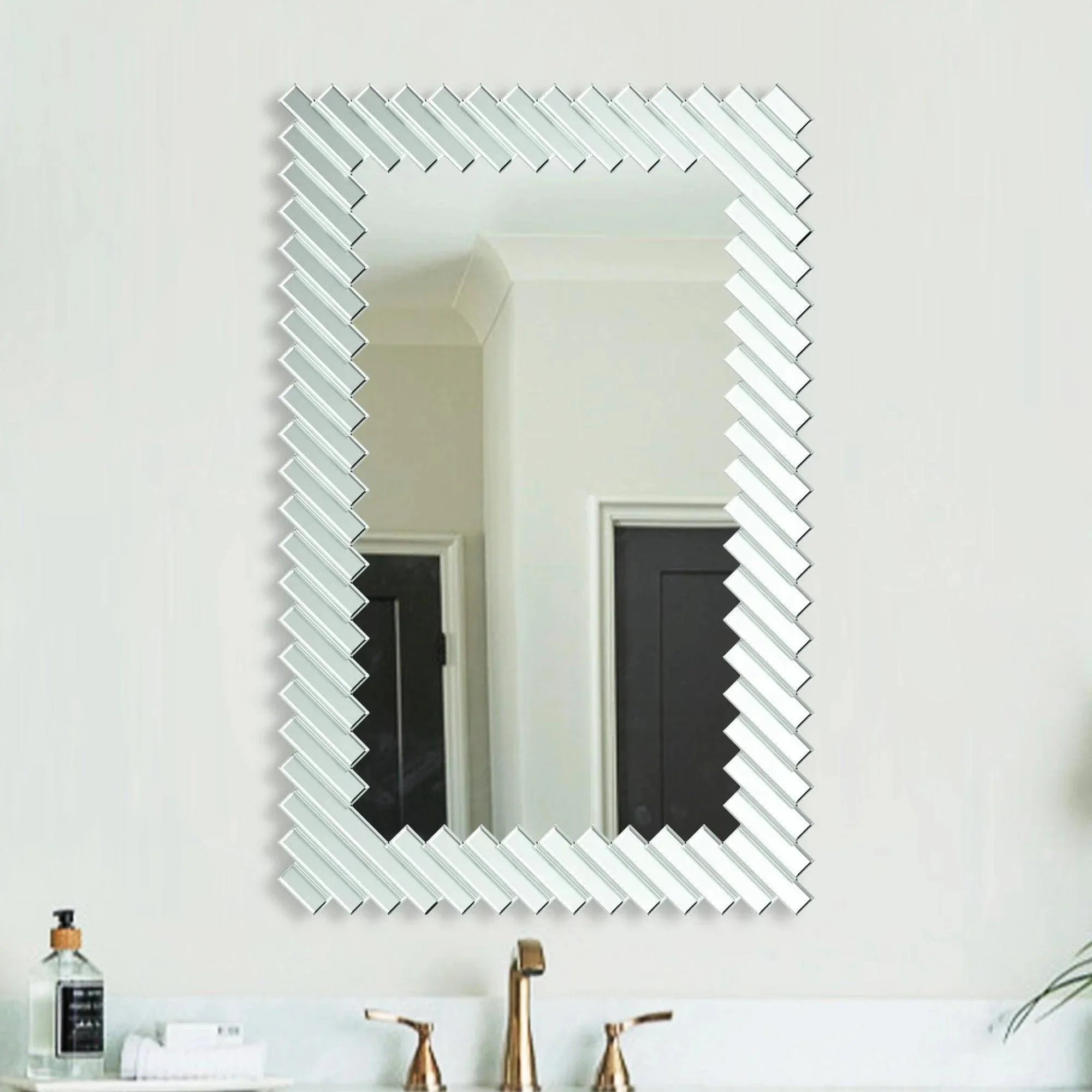 Parrot Uncle Modern Rectangle Framed Decorative Mirror (ACC-HL-955S) - Image 5