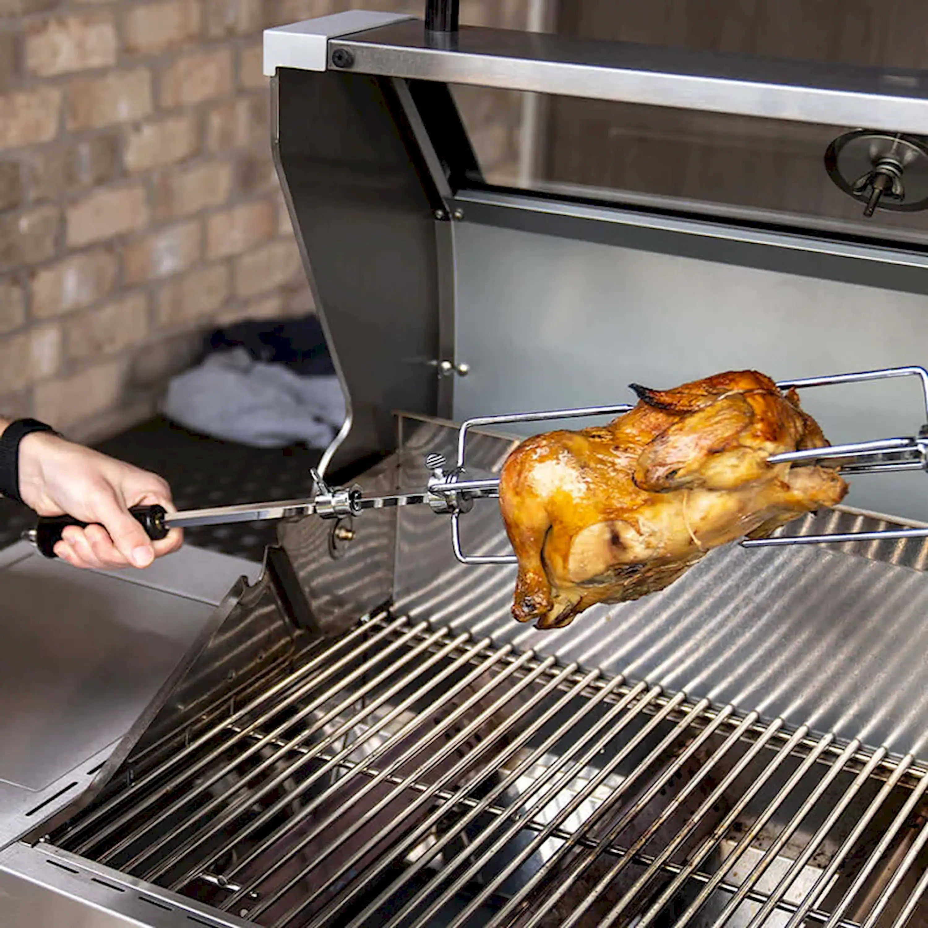 Monument 6 Burner Stainless Steel Rotisserie Kit (96222) - Image 2