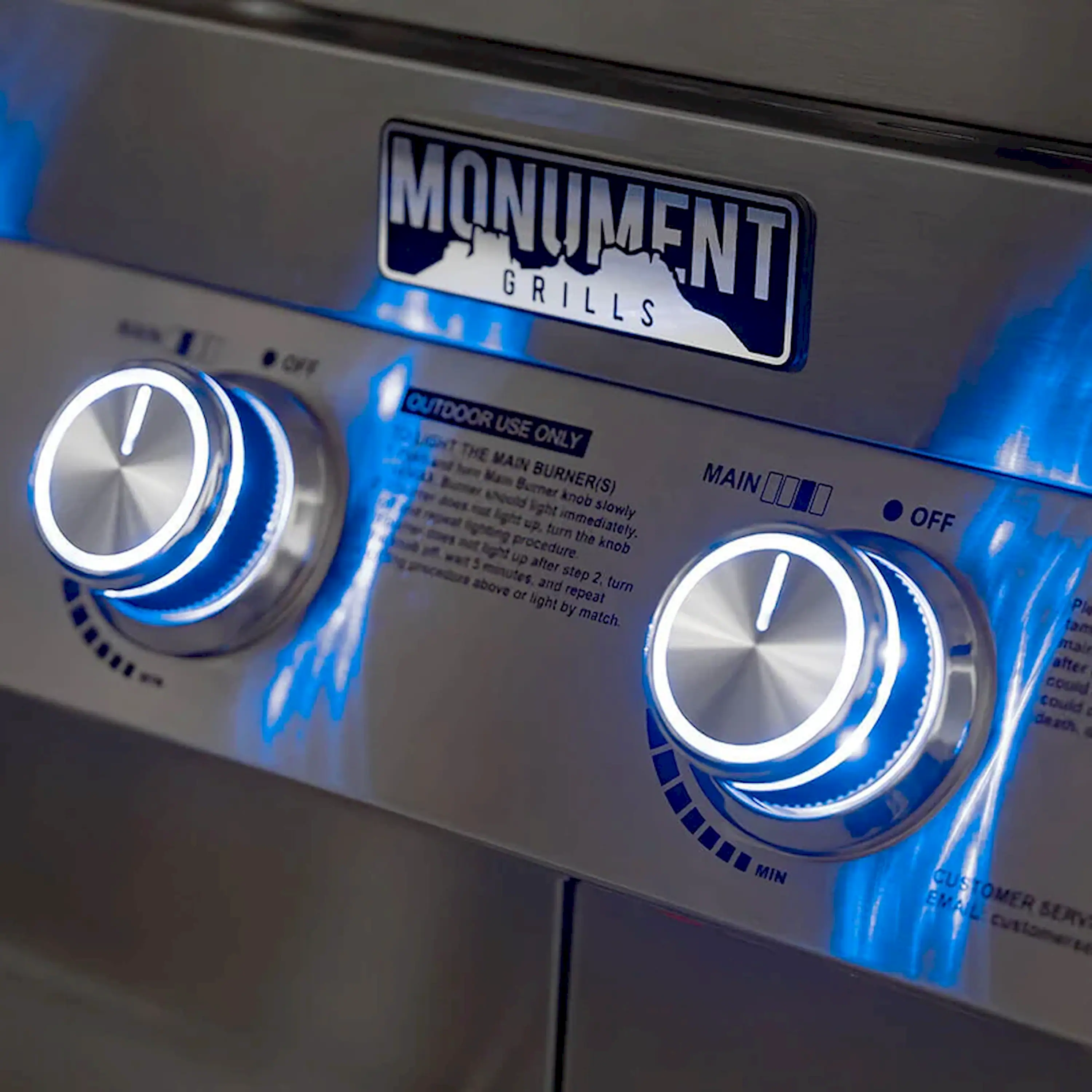 Monument Classic Infrared Propane Gas Grill in Stainless Steel with 4 Burners (35633) - Image 19