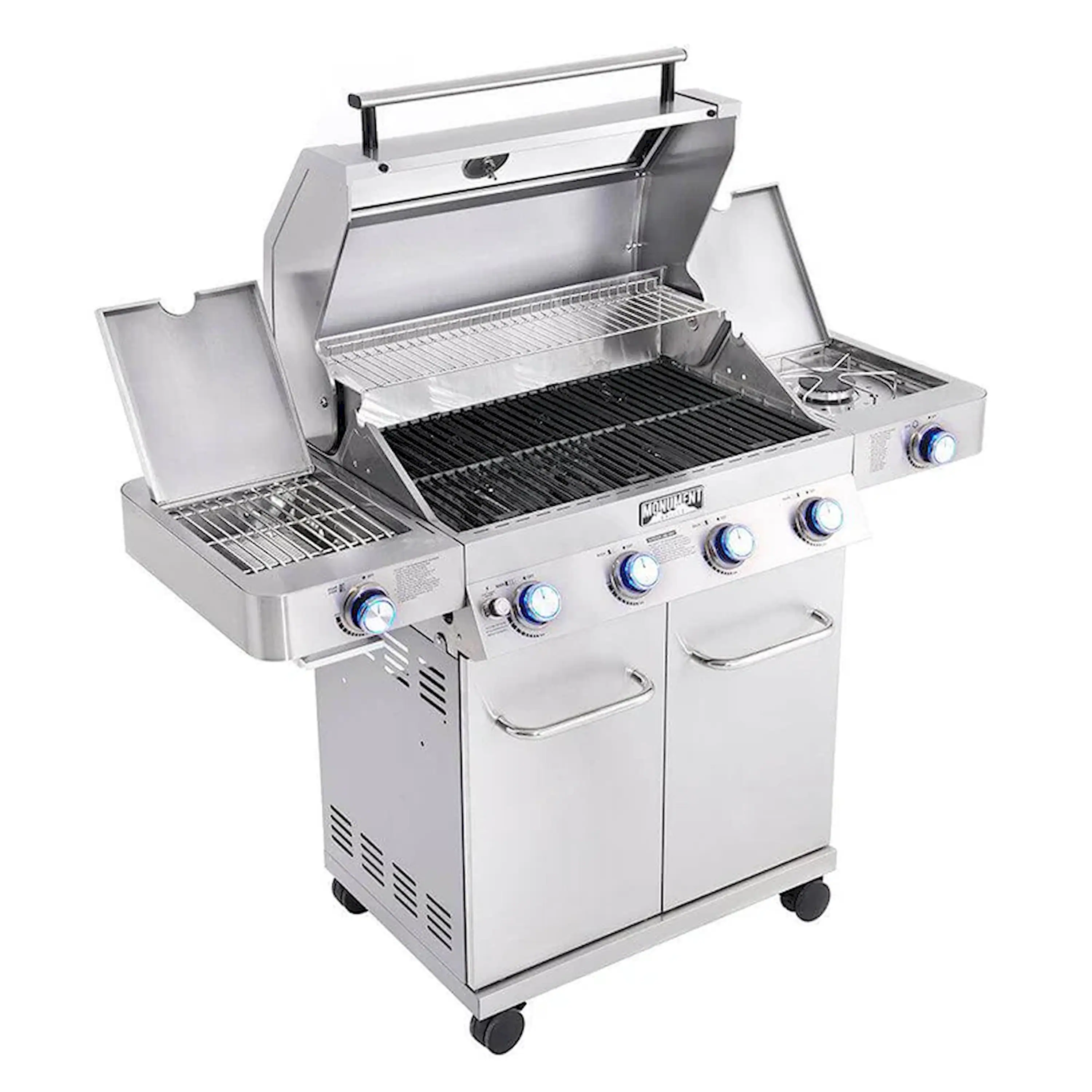 Monument Classic Infrared Propane Gas Grill in Stainless Steel with 4 Burners (35633) - Image 5