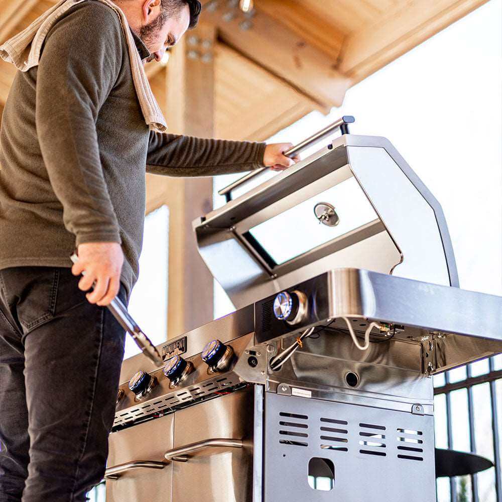Monument Classic Gas Grill in Stainless Steel with 4 Burners (41847NG) - Image 2