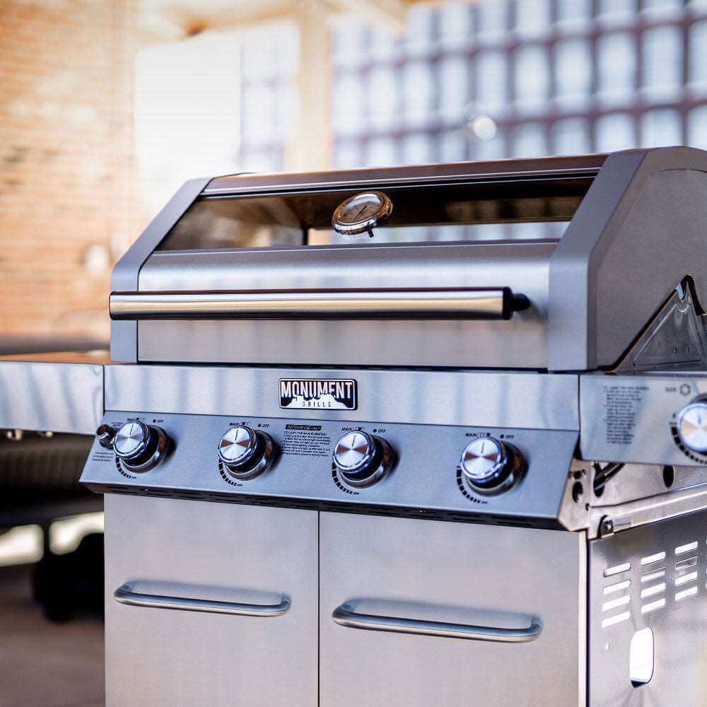 Monument Classic Gas Grill in Stainless Steel with 4 Burners (41847NG) - Image 3