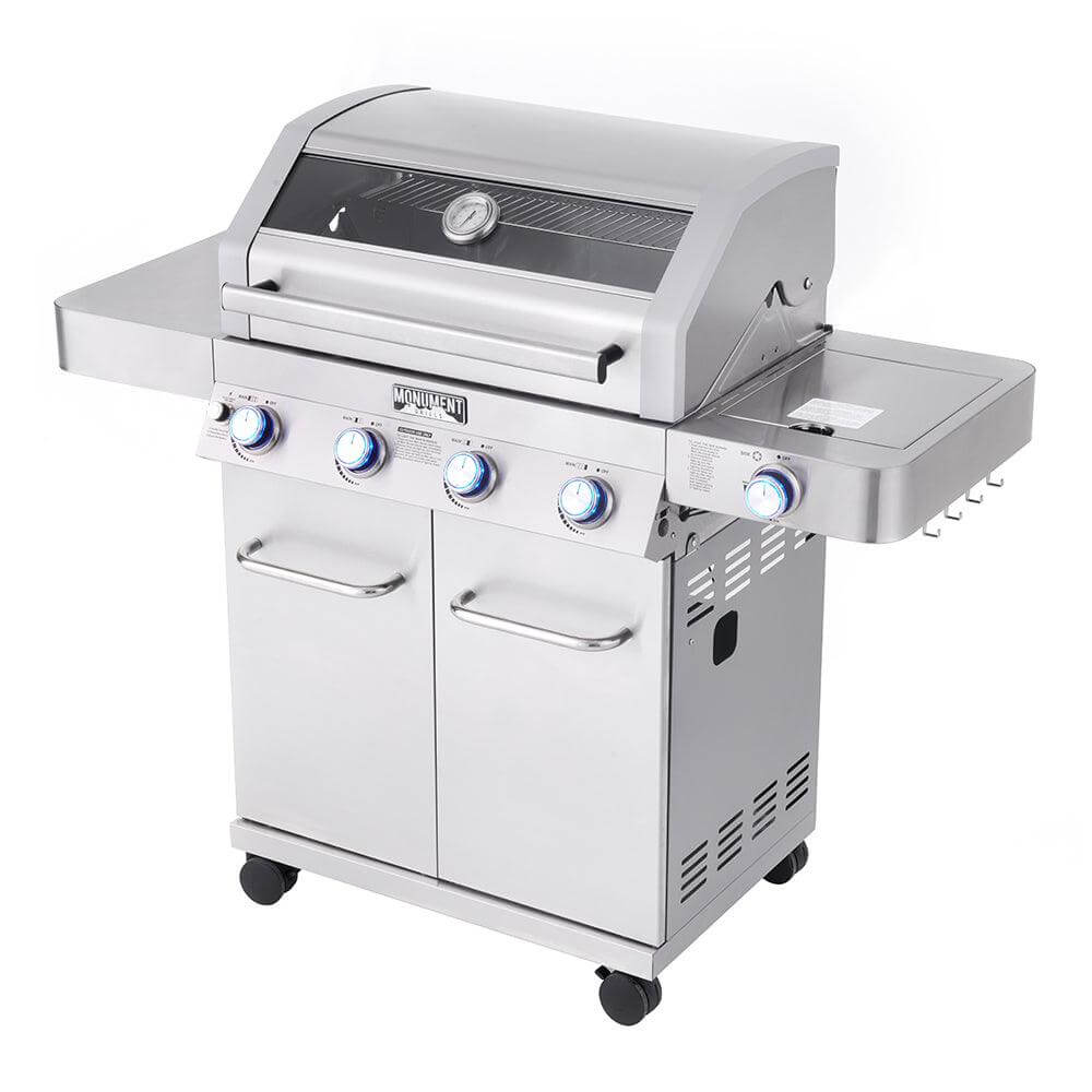 Monument Classic Gas Grill in Stainless Steel with 4 Burners (41847NG) - Image 5