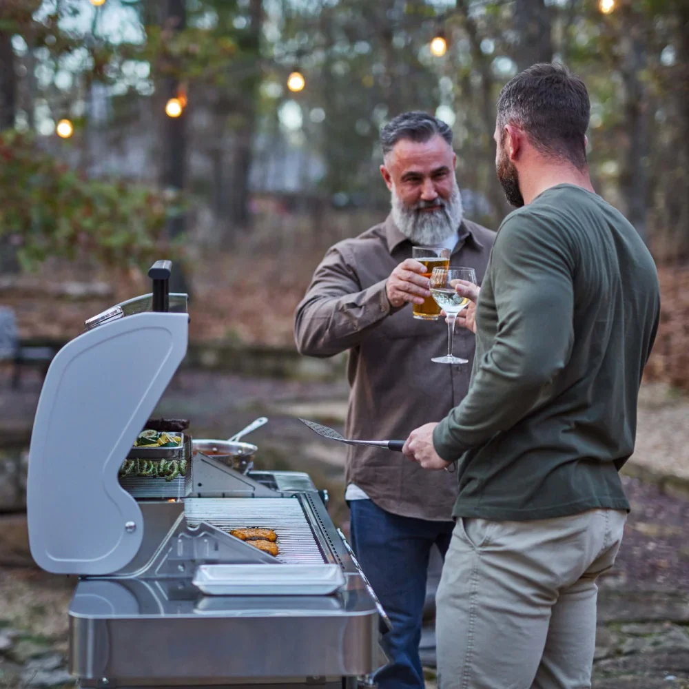 Monument Classic Propane Gas Frilll in Stainless Steel with 6 Burners (77352) - Image 17