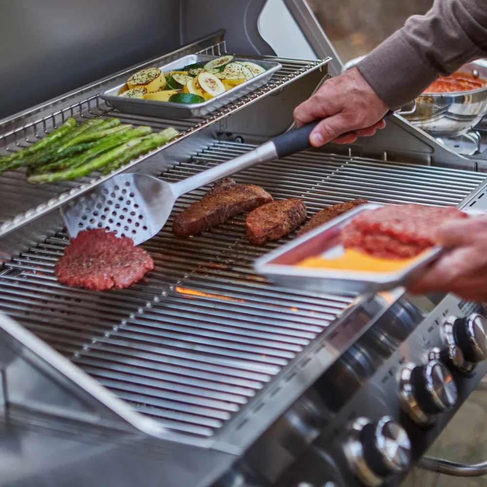 Monument Classic Propane Gas Frilll in Stainless Steel with 6 Burners (77352) - Image 20