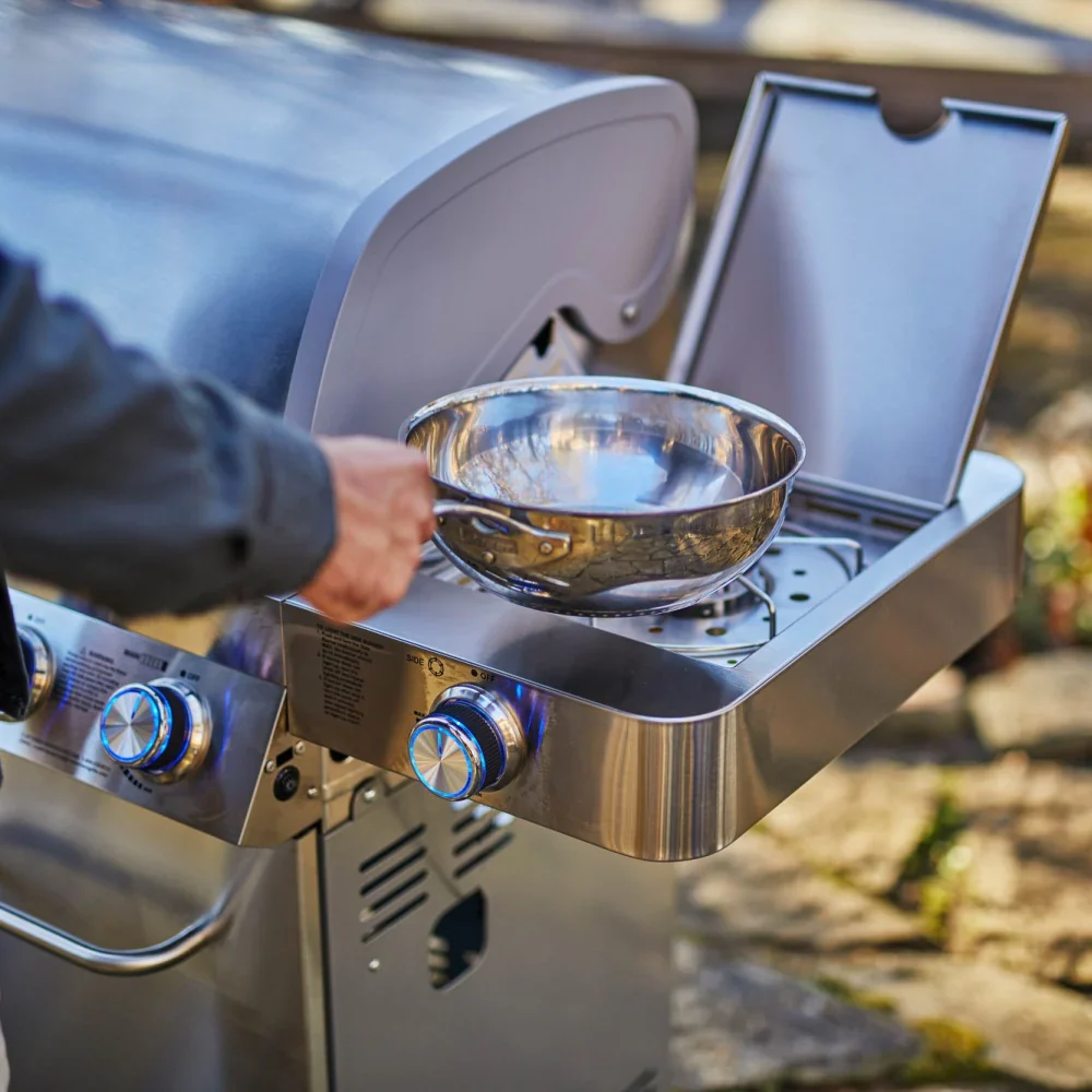 Monument Classic Propane Gas Frilll in Stainless Steel with 6 Burners (77352) - Image 26