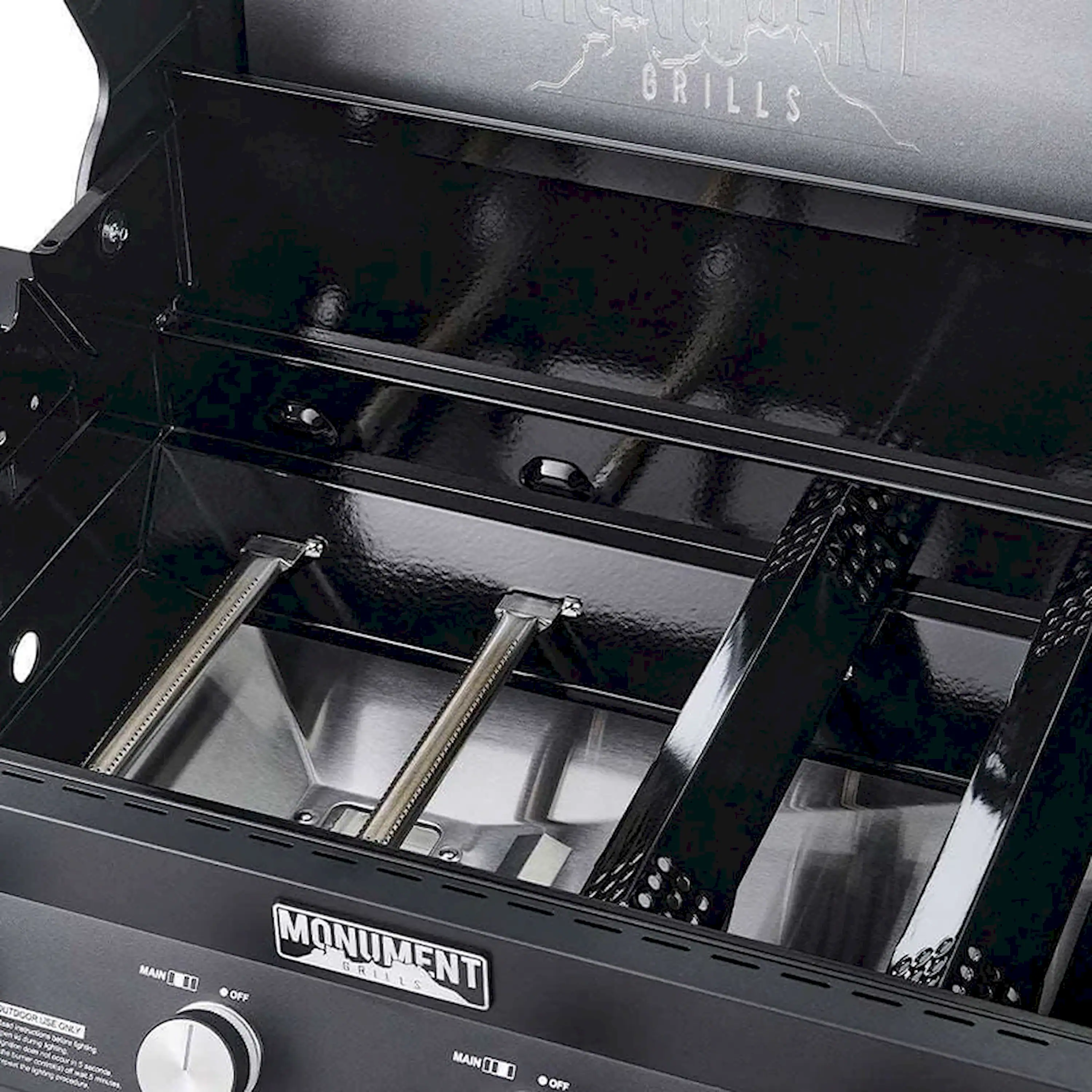 Monument Denali Smart Propane Gas Grill in Black with 4 Burners (D425) - Image 7