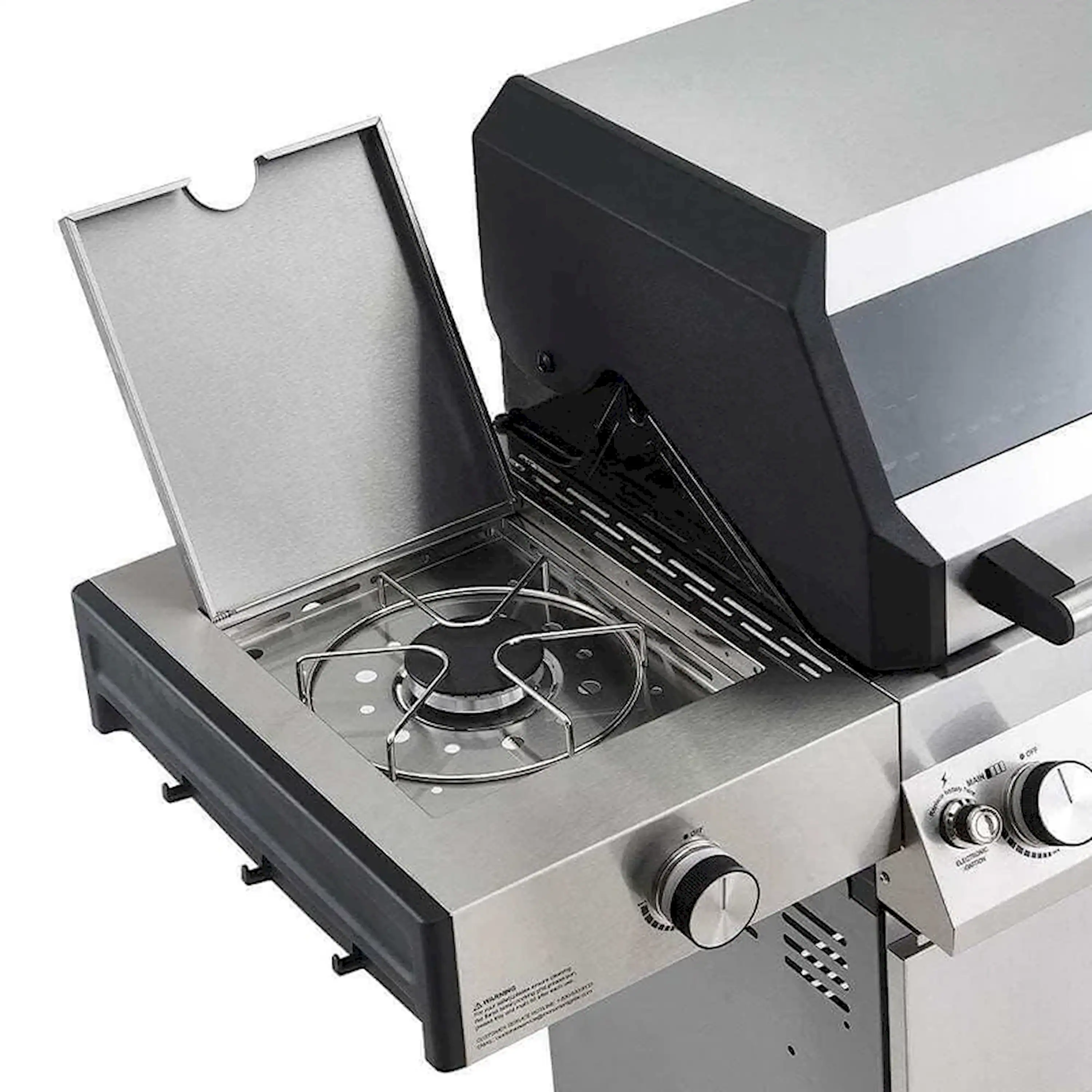 Monument Denali Smart Tech Propane Gas Grill in Stainless Steel (D405) - Image 5