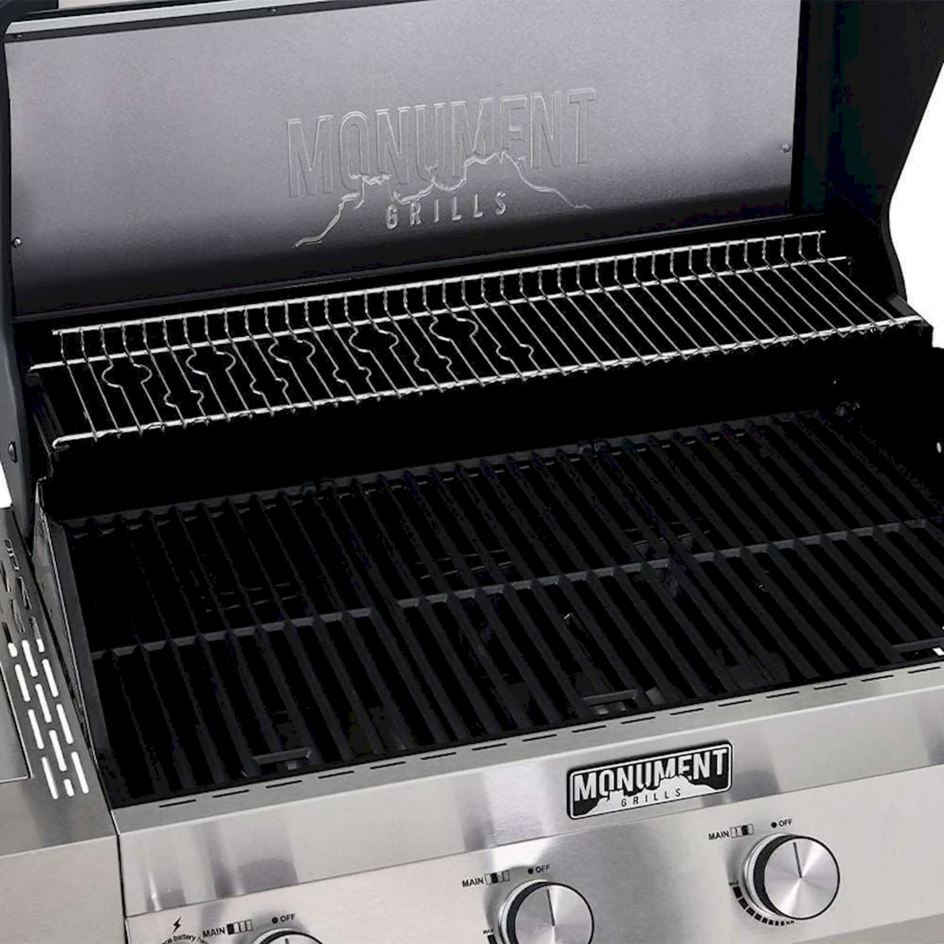 Monument Denali Smart Tech Propane Gas Grill in Stainless Steel (D405) - Image 9