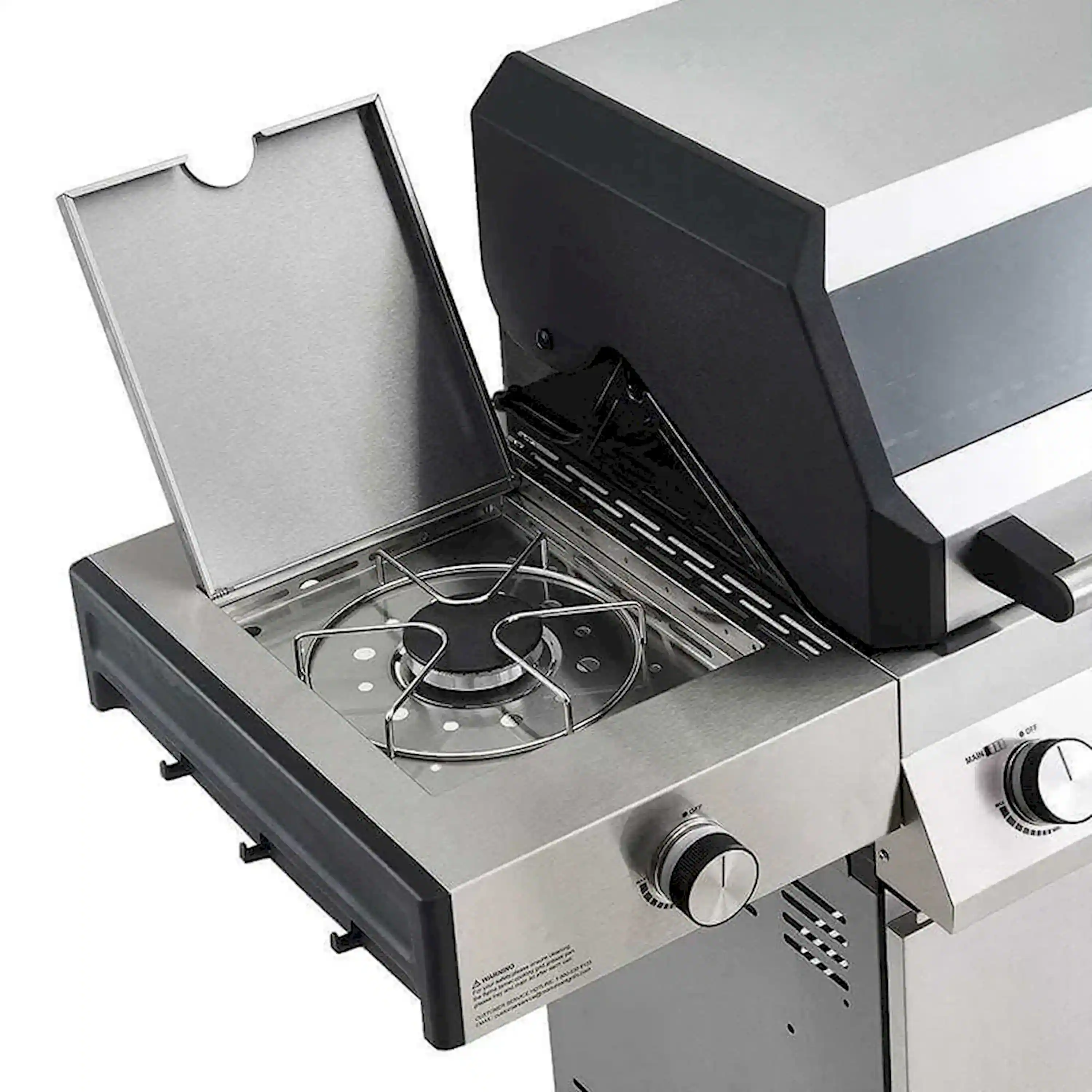 Monument Denali Smart Gas Grill in Stainless Steel with 6 Burners (D605) - Image 17