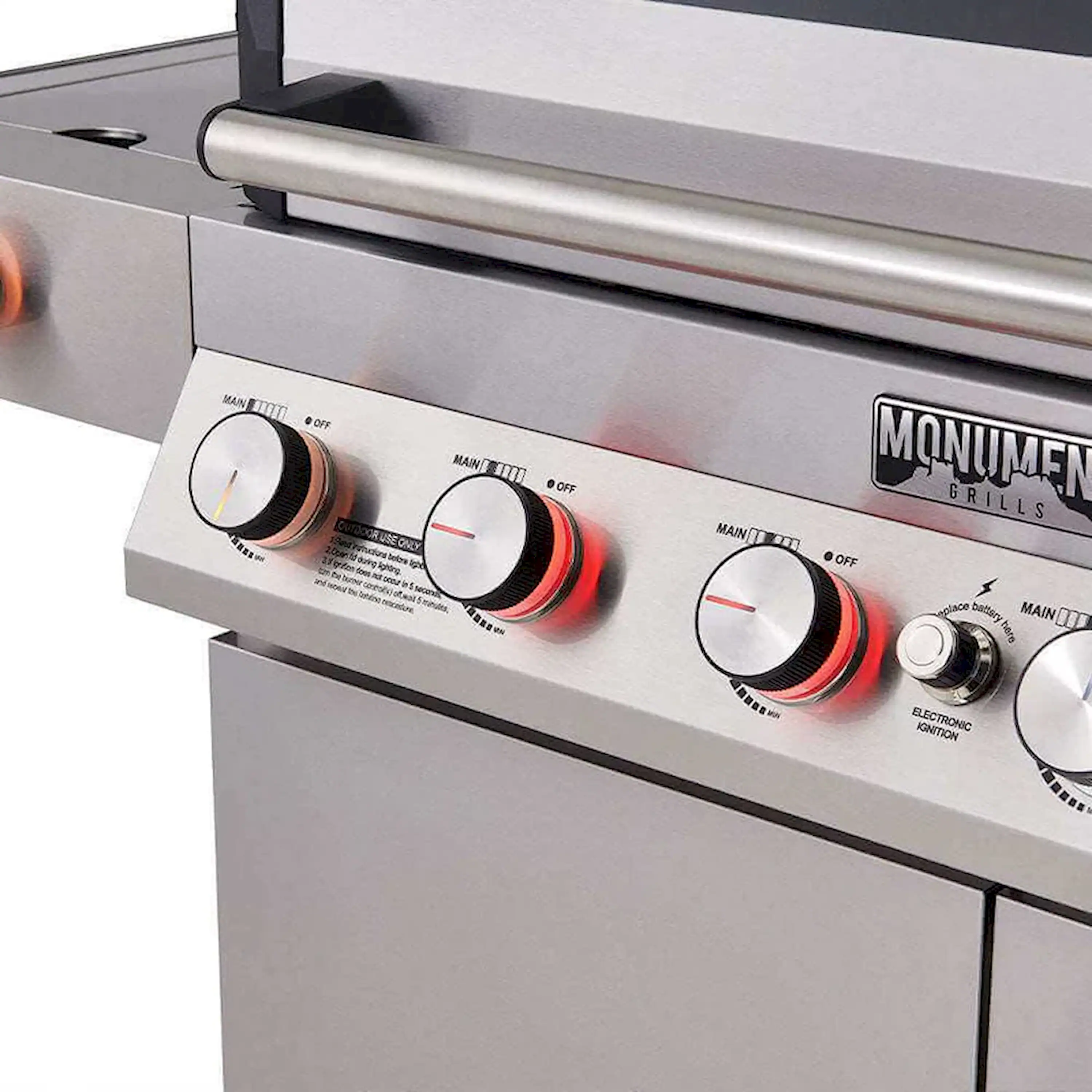 Monument Denali Smart Gas Grill in Stainless Steel with 6 Burners (D605) - Image 18