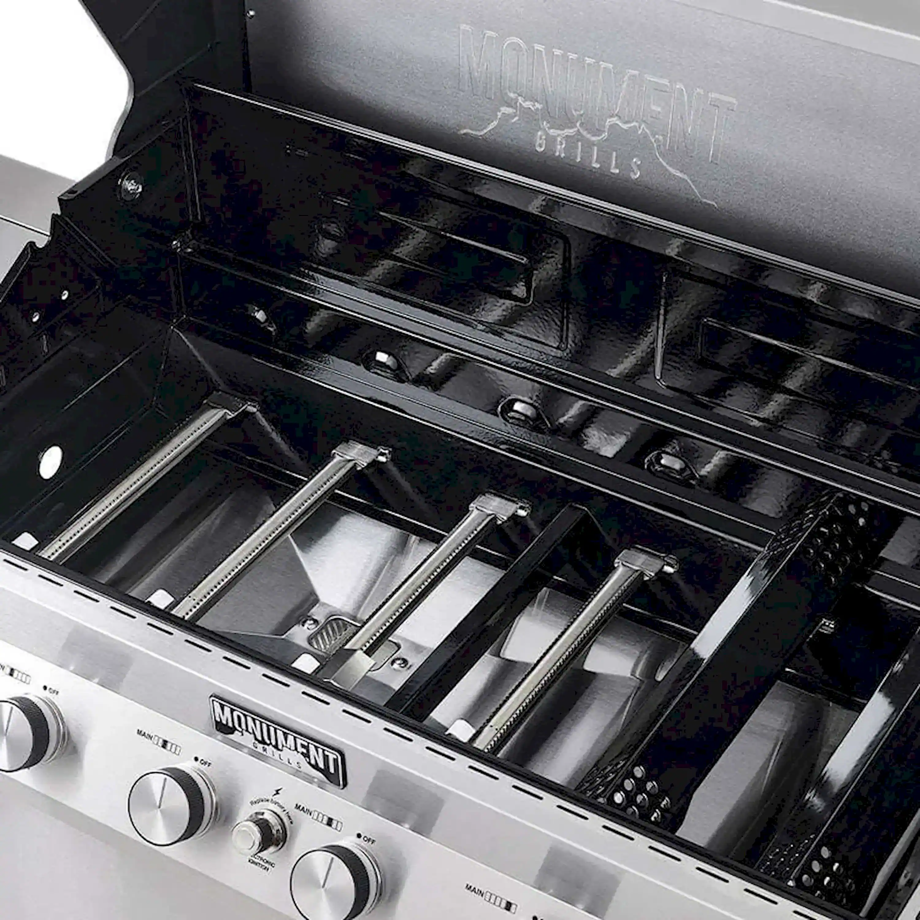 Monument Denali Smart Gas Grill in Stainless Steel with 6 Burners (D605) - Image 19