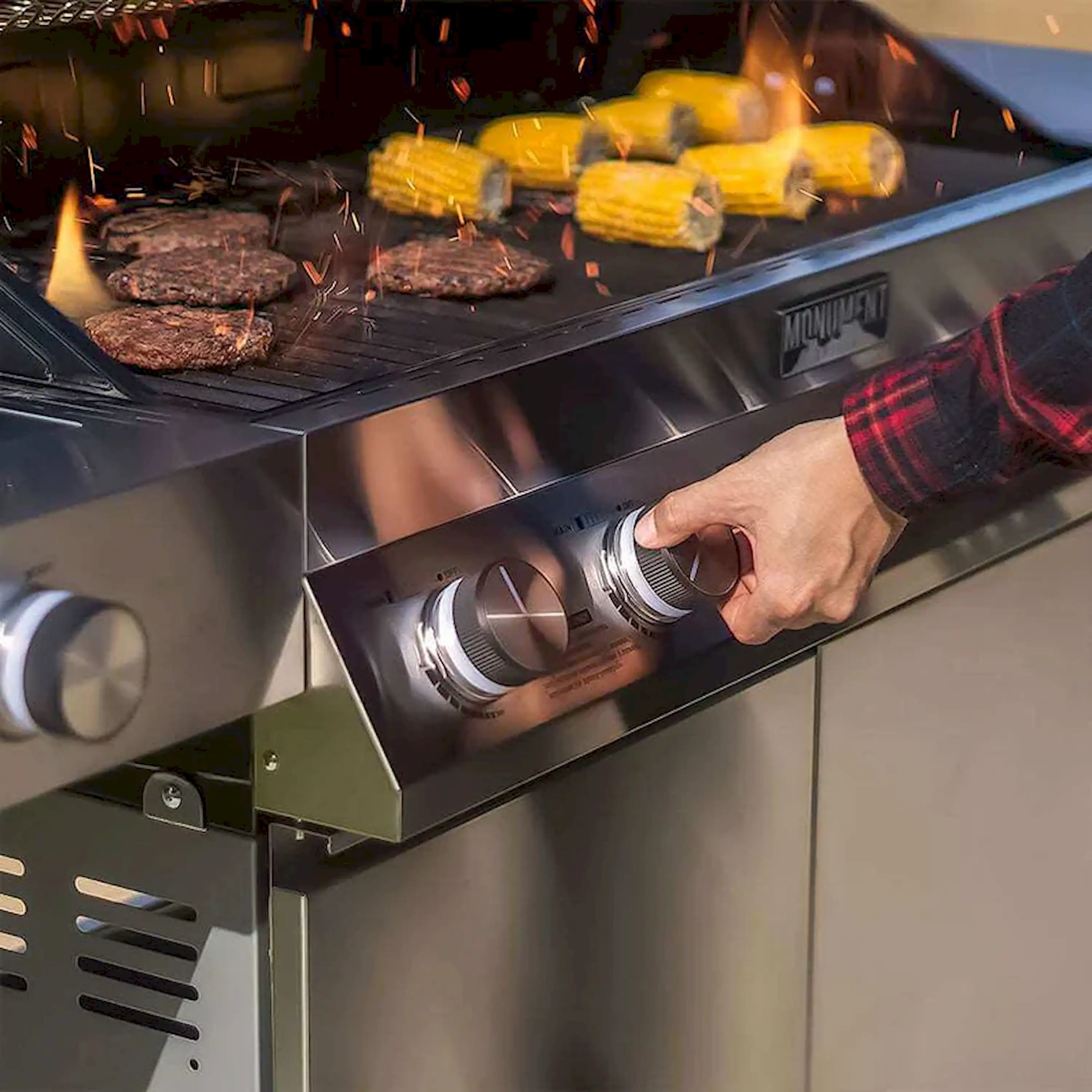 Monument Denali Smart Gas Grill in Stainless Steel with 6 Burners (D605) - Image 8