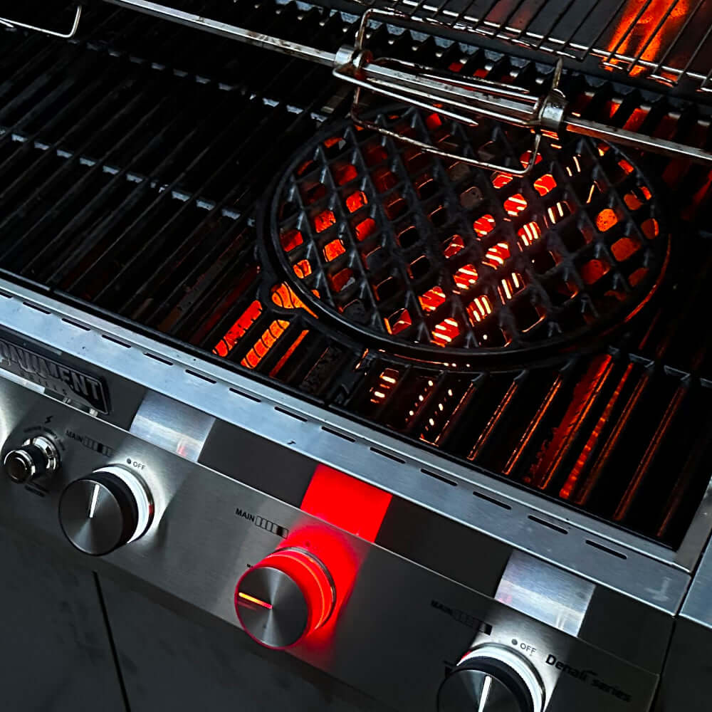 Monument Denali Smart Tech Propane Gas Grill in Stainless Steel with 6 Burners & Grill Cover (D605P) - Image 16
