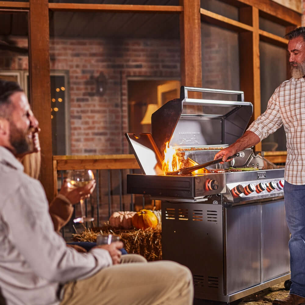 Monument Denali Smart Tech Propane Gas Grill in Stainless Steel with 6 Burners & Grill Cover (D605P) - Image 22