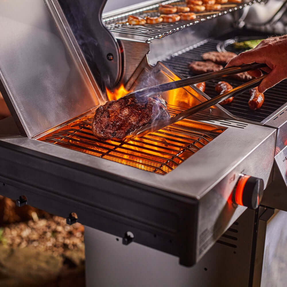 Monument Denali Smart Tech Propane Gas Grill in Stainless Steel with 6 Burners & Grill Cover (D605P) - Image 25