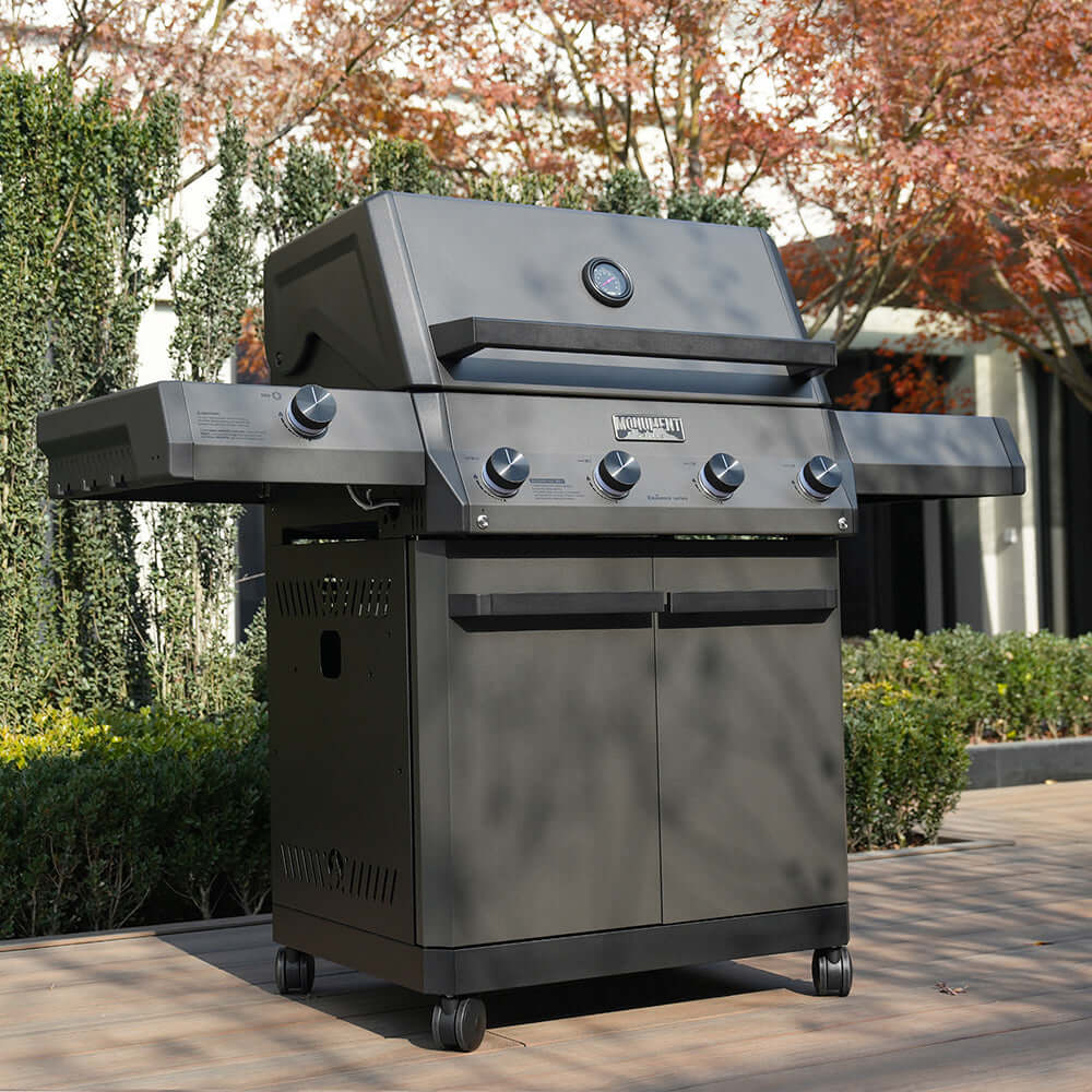 Monument Eminence Fortified Propane Gas Grill in Black Powder Coated with 4 Burners (E425) - Image 2