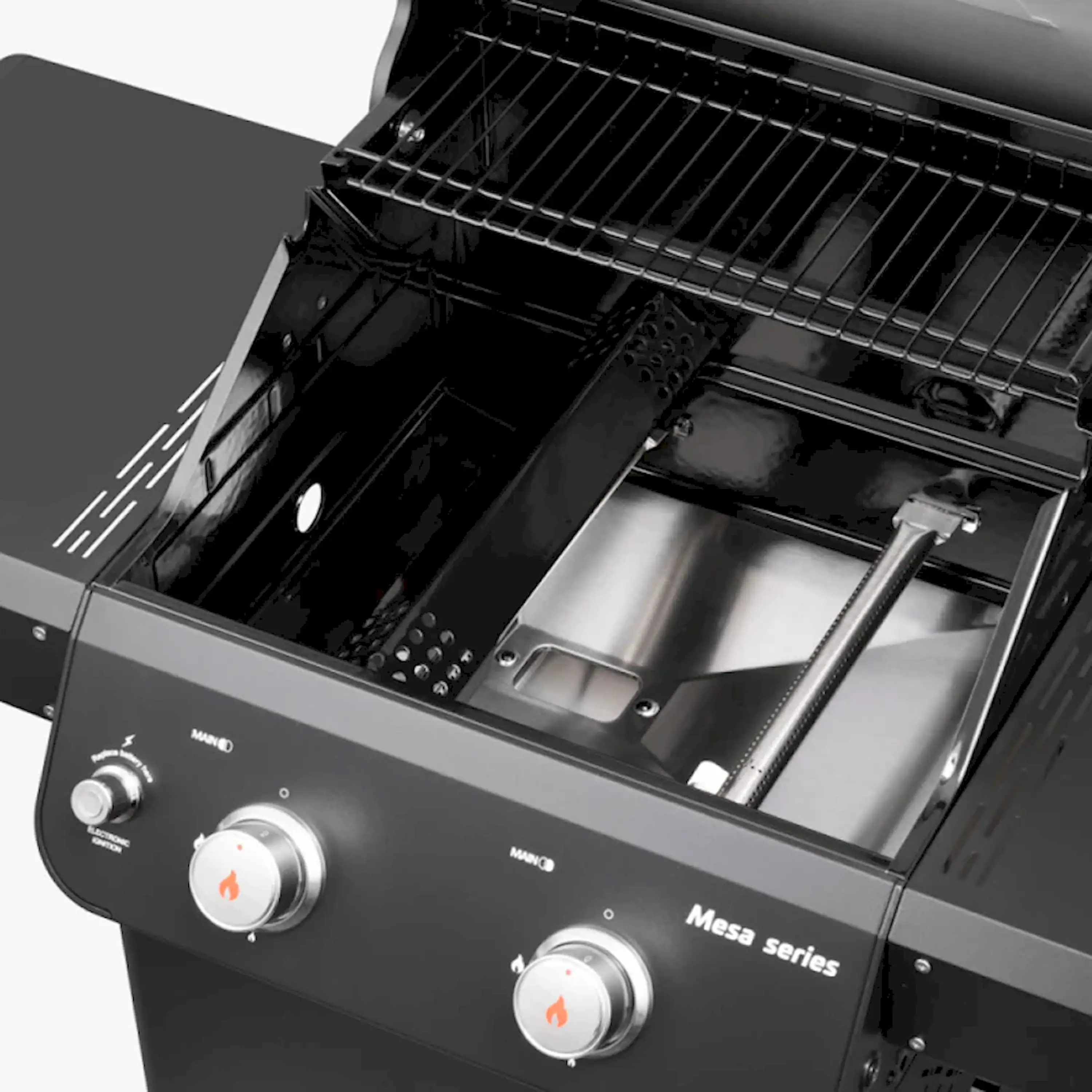 Monument Mesa Propane Gas Grill in Black Powder Coated with 2 Burners (M220) - Image 10