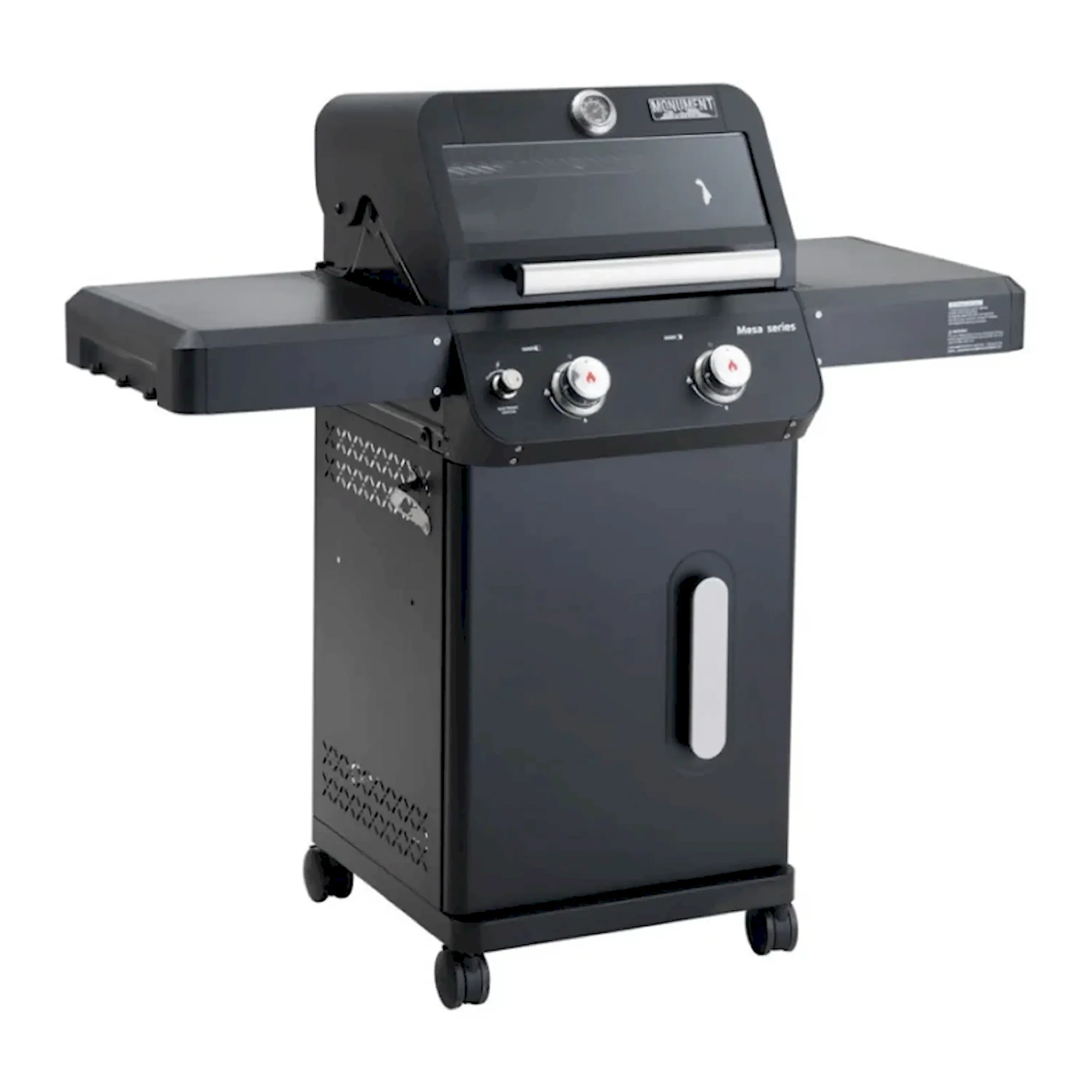 Monument Mesa Propane Gas Grill in Black Powder Coated with 2 Burners (M220) - Image 3